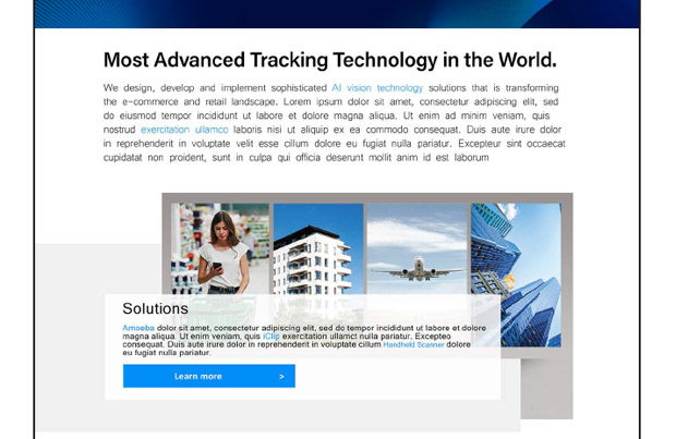 website design presentation