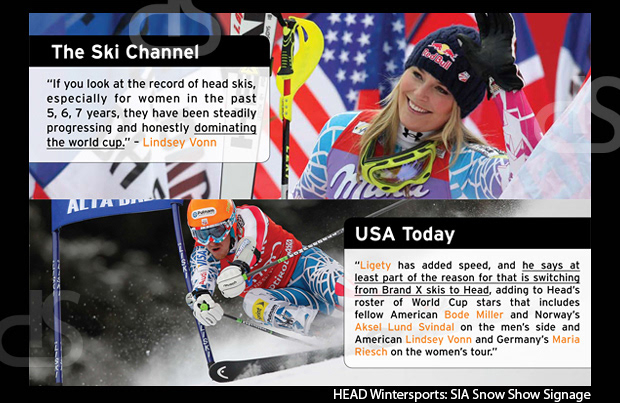 skiing world cup social media design