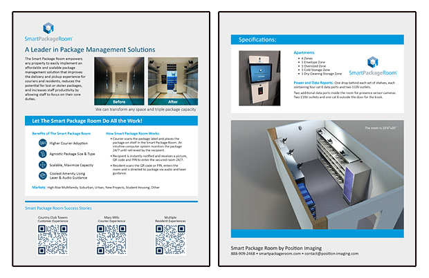 package management sales collateral designs