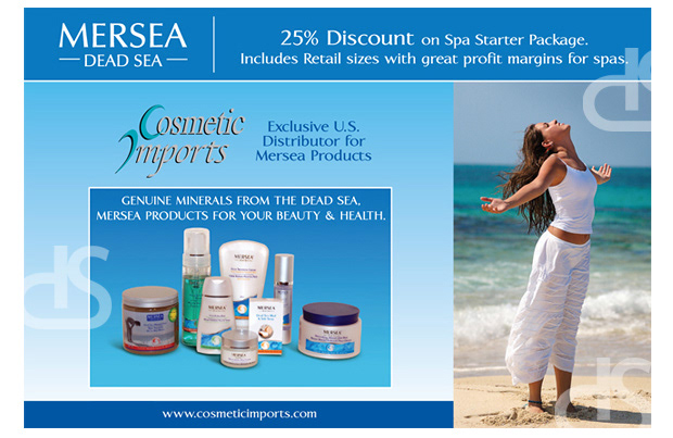 cosmetic imports promotional discount design