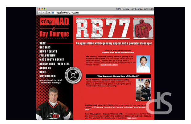 rb77 website design