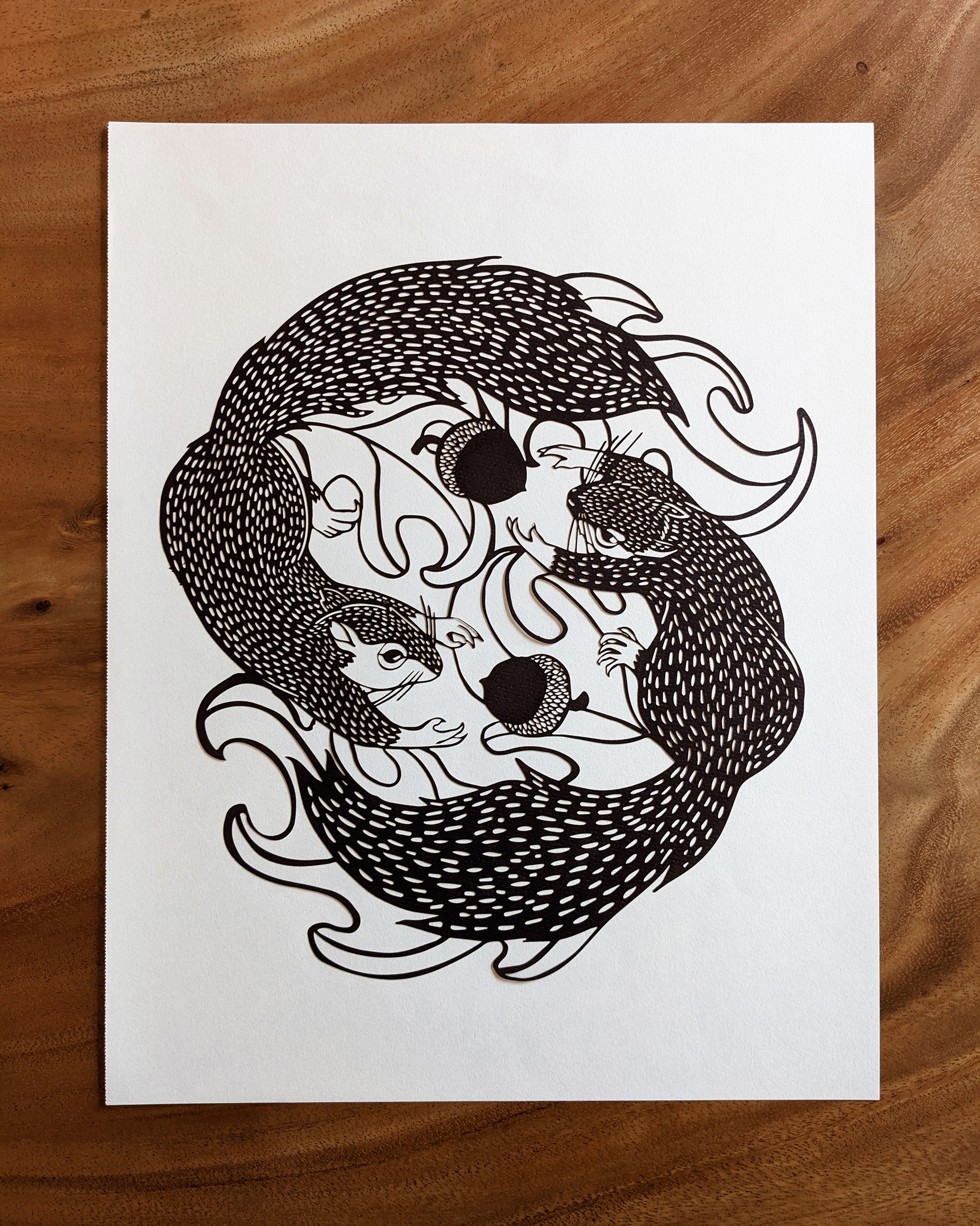Squirrel Twist by Elizabeth Goss