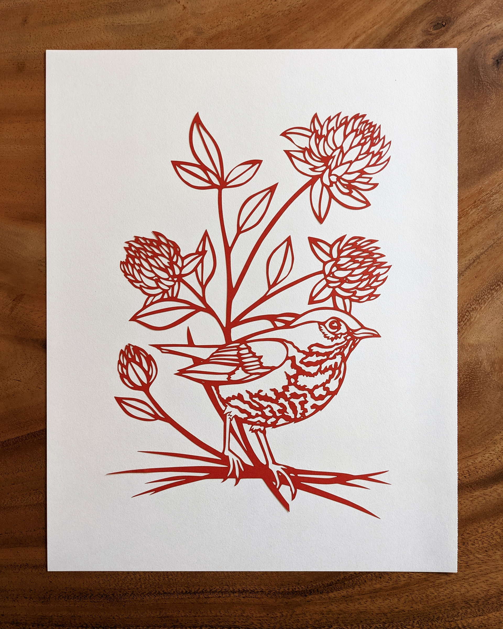 State Bird Vermont by Elizabeth Goss