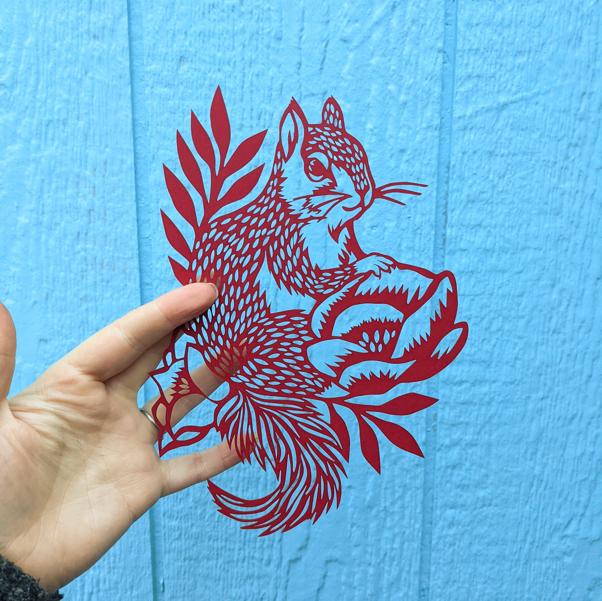 Summer Squirrel by Elizabeth Goss