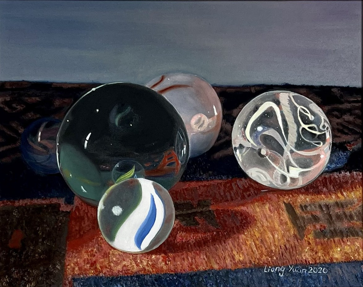 A Family Portrait, Oil on board, 8x10in 2020