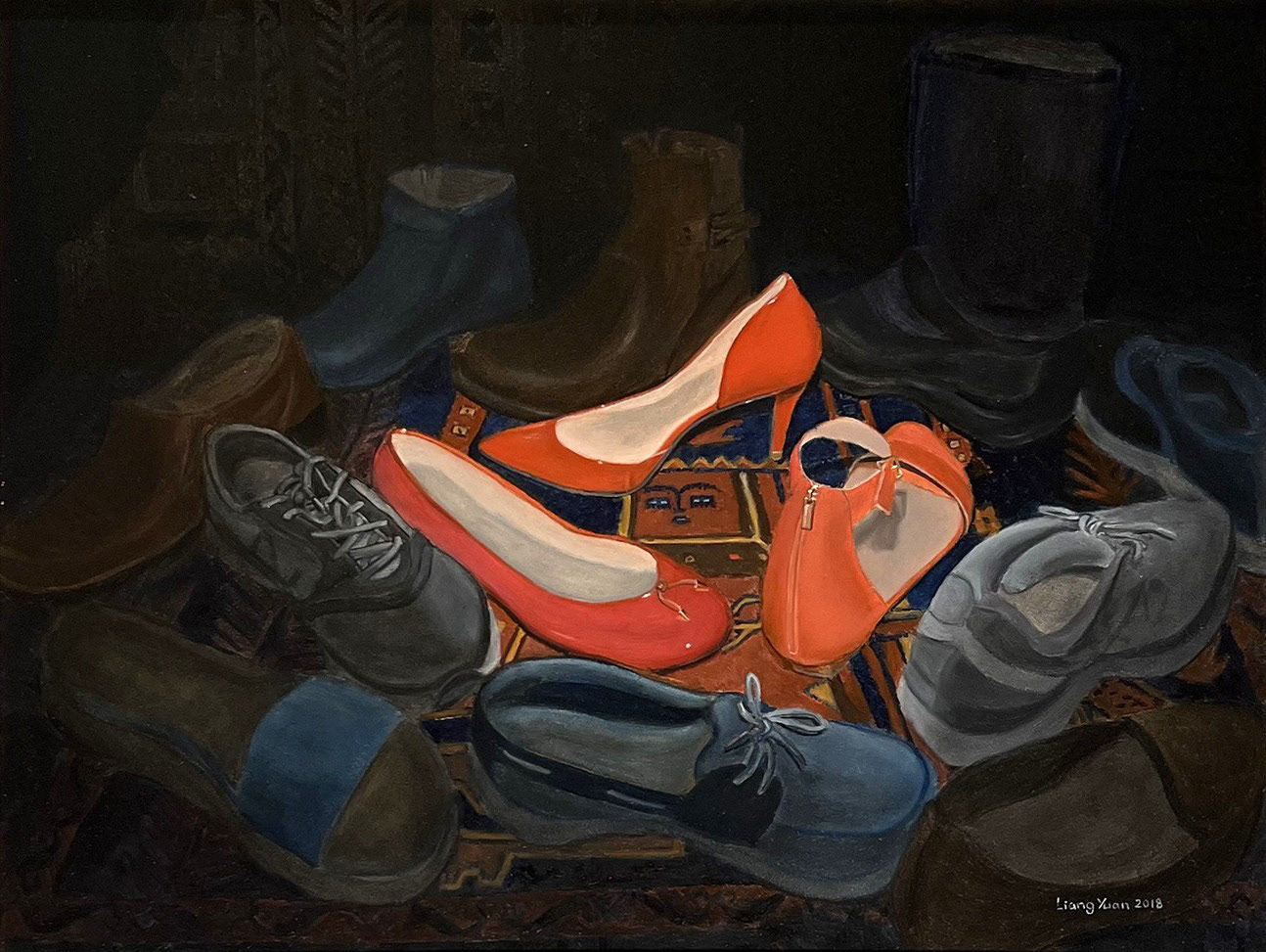 The Doormat, Oil on board, 11x14in 2020