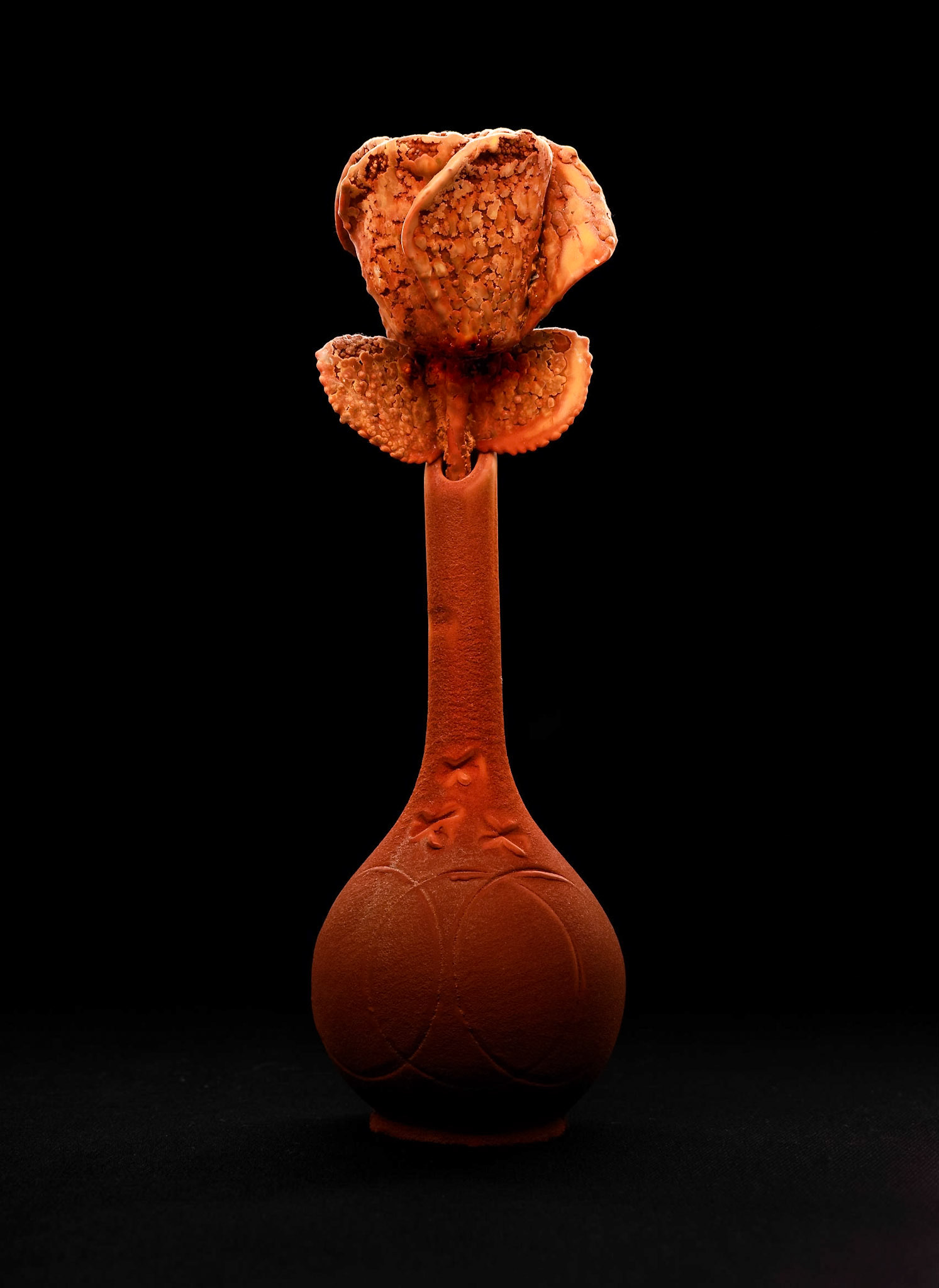 Carlsbad spa has a special "fossilizing room" where the selected objects are placed under a steady stream of mineral water.