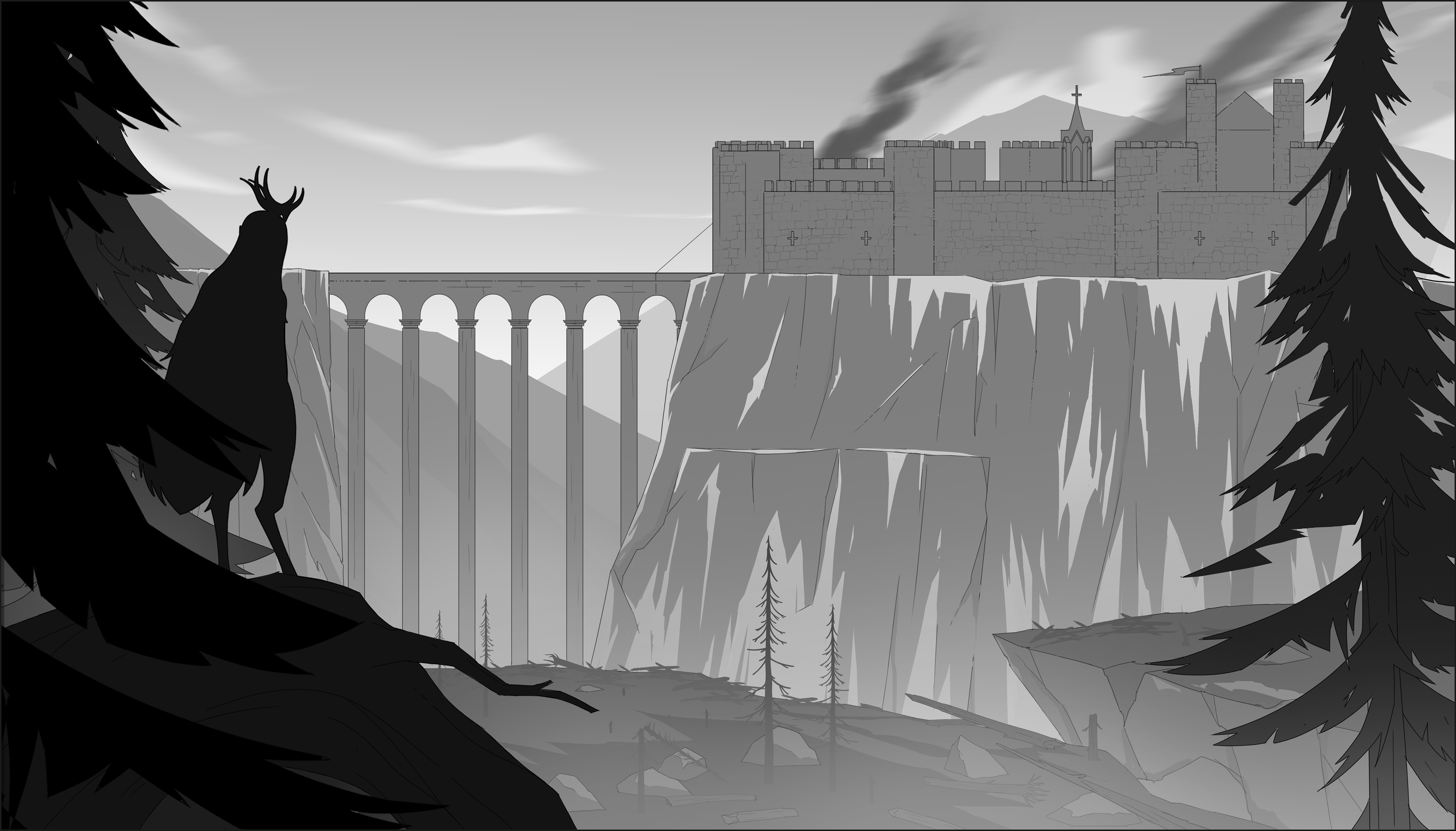 Layout Design for Warrior Art Camp | Worldbuilding Class with Joseph Martinez