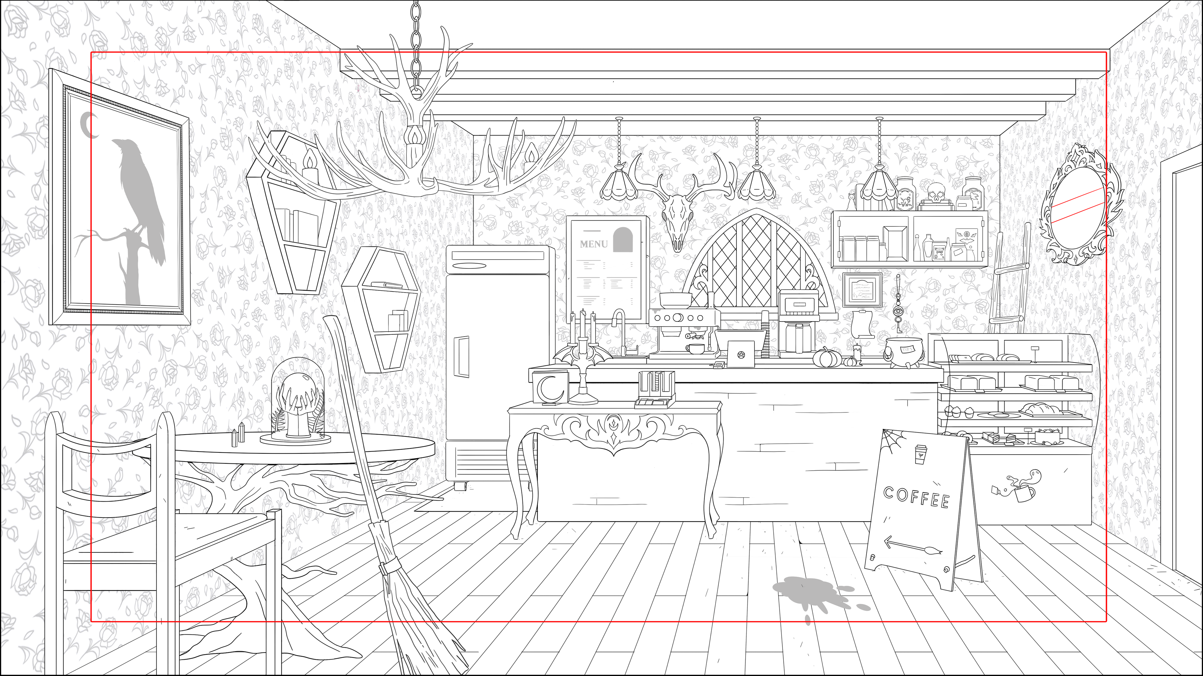 Background Design for Warrior Art Camp | Class with Linda Chung & Nikita Chan