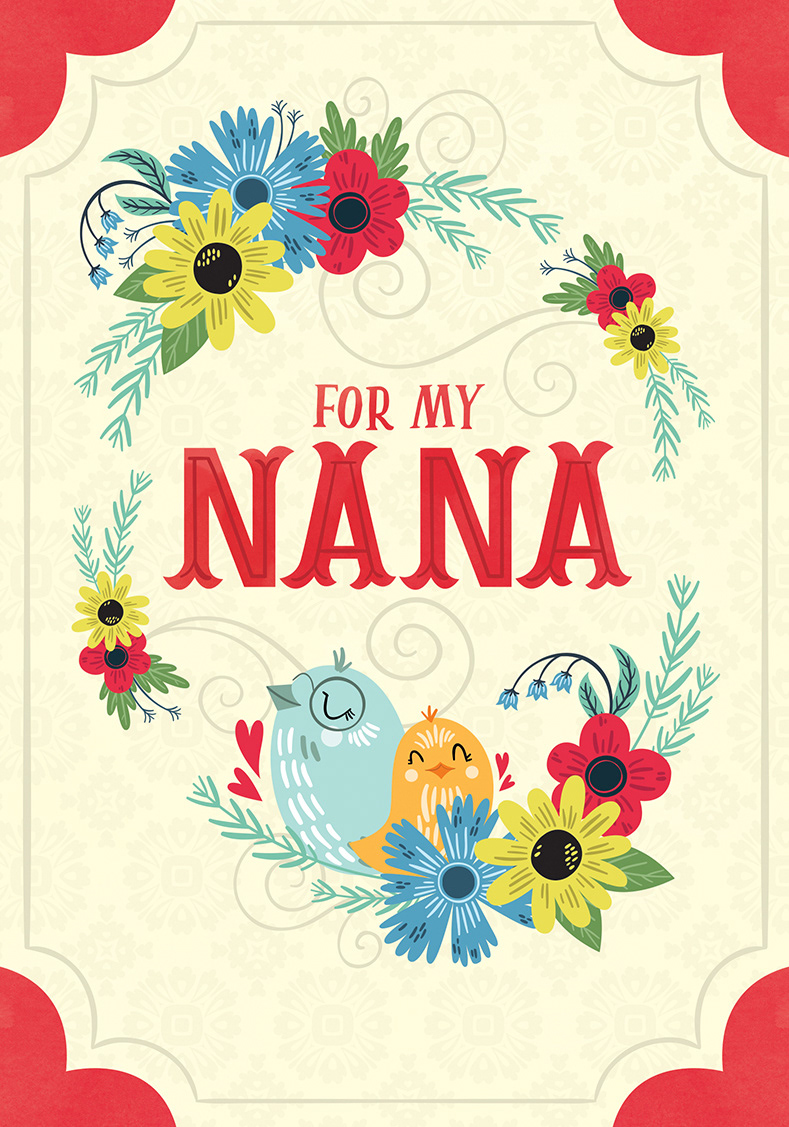 A birthday card design for one of my favorite people