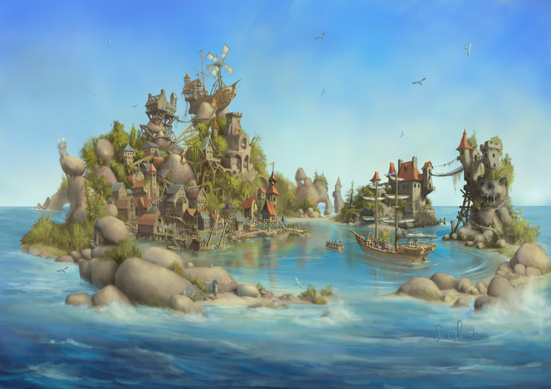 Igalia en mer