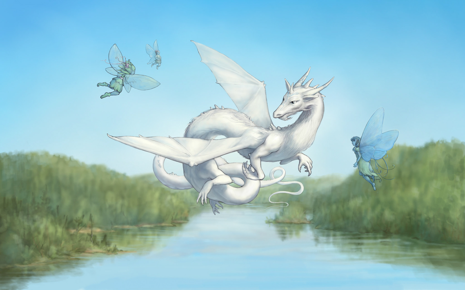 dragon blanc
