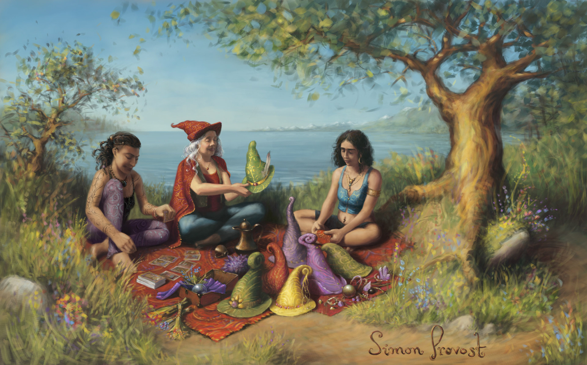 The fabulous hatter and the princesses