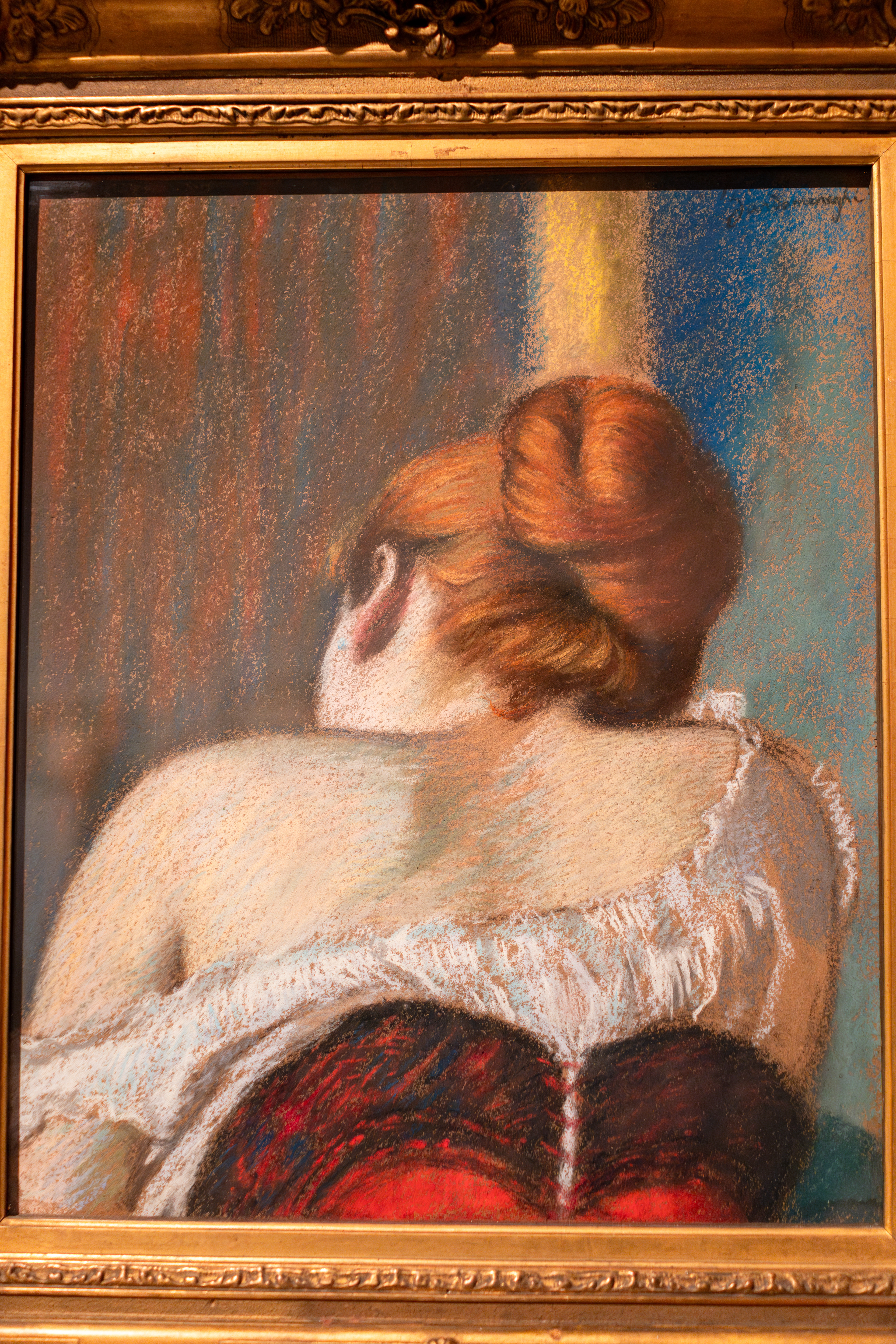 Study of a Woman from Behind - Federico Zandomeneghi