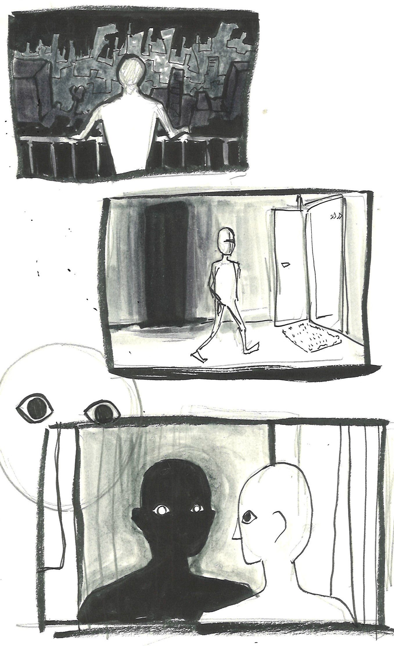 storyboards about a city