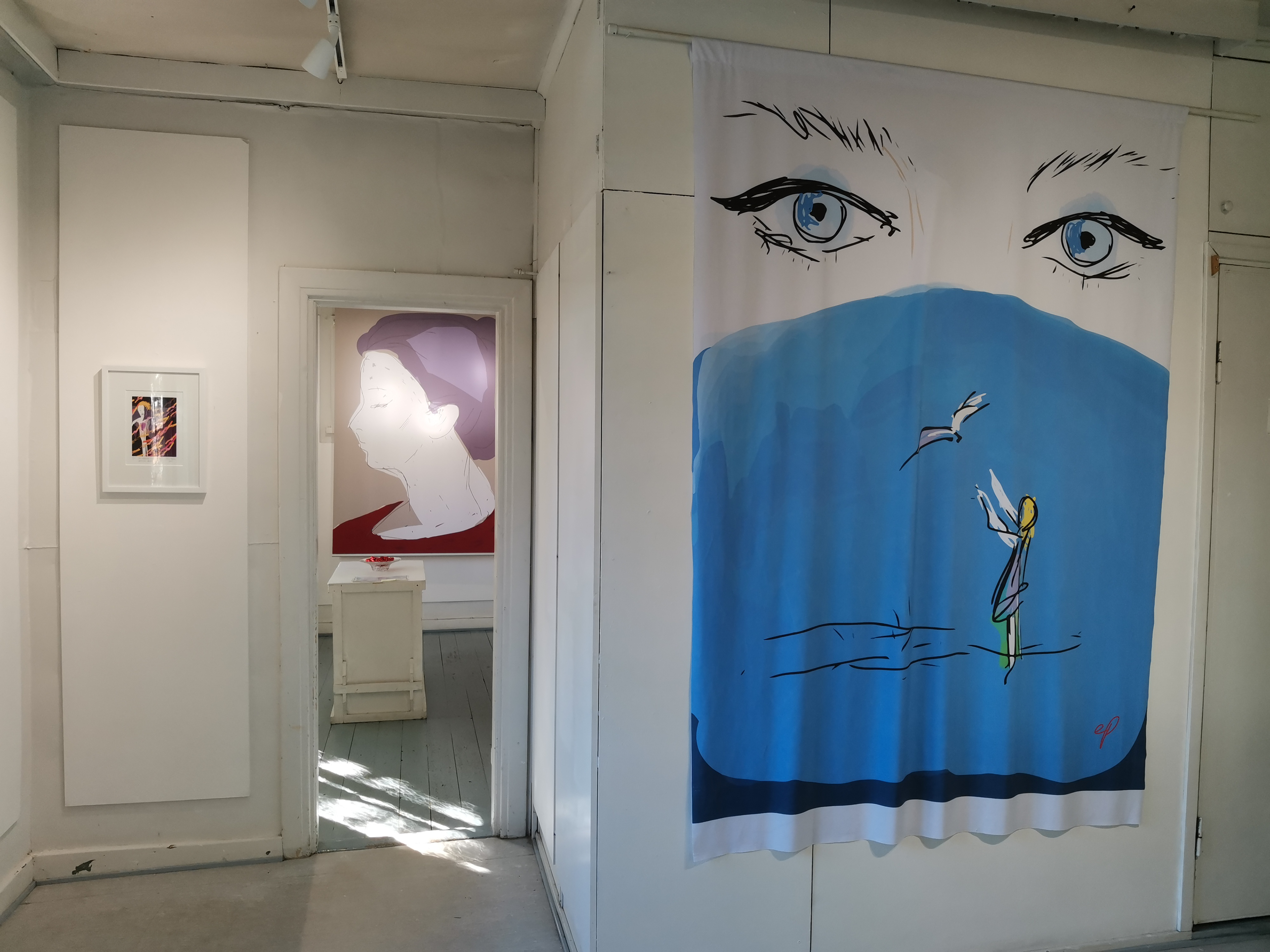 Vapauteen ja Blue @ Galleria Alli, Kerava 2020