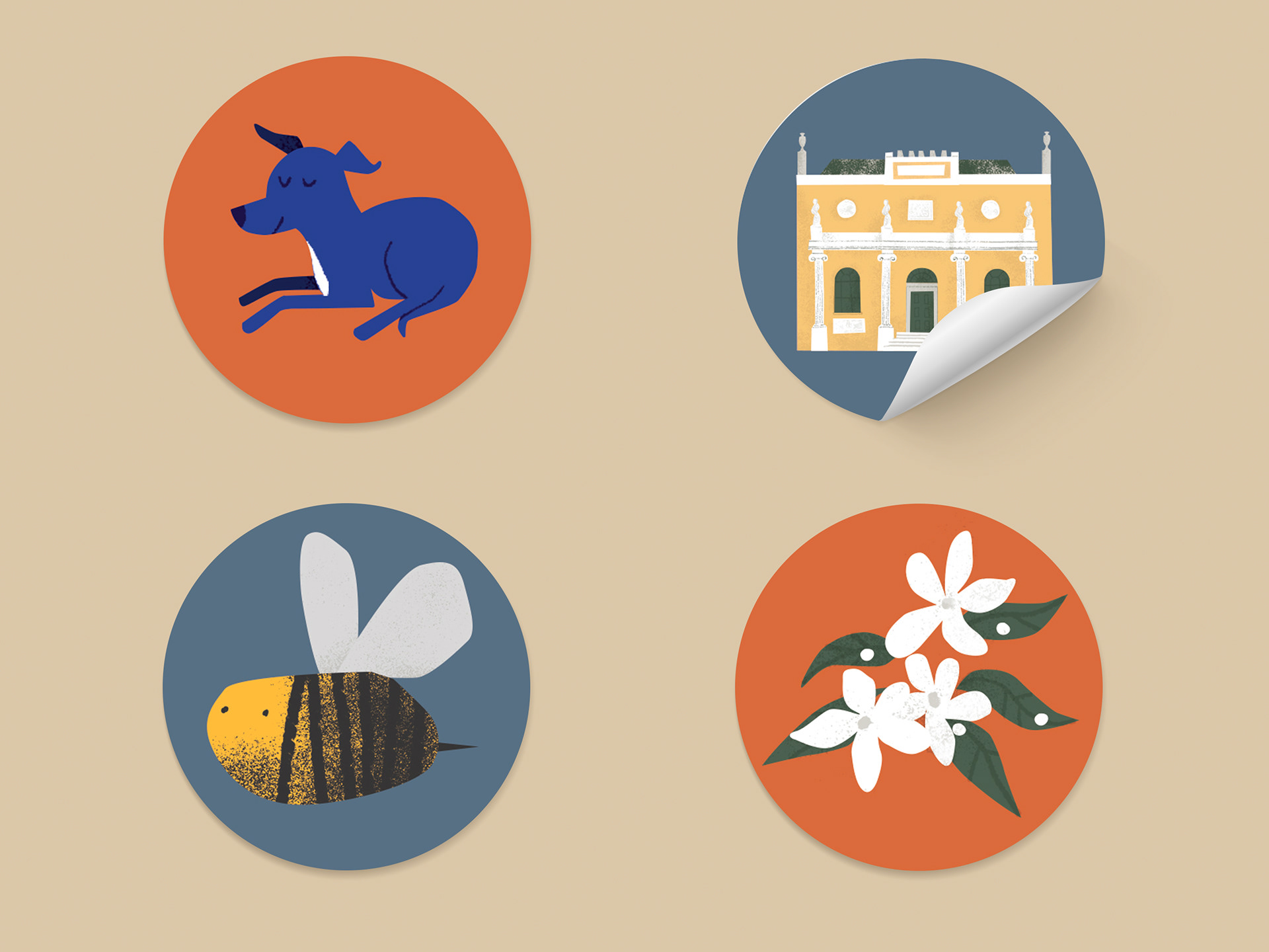 Reward stickers for young visitors
