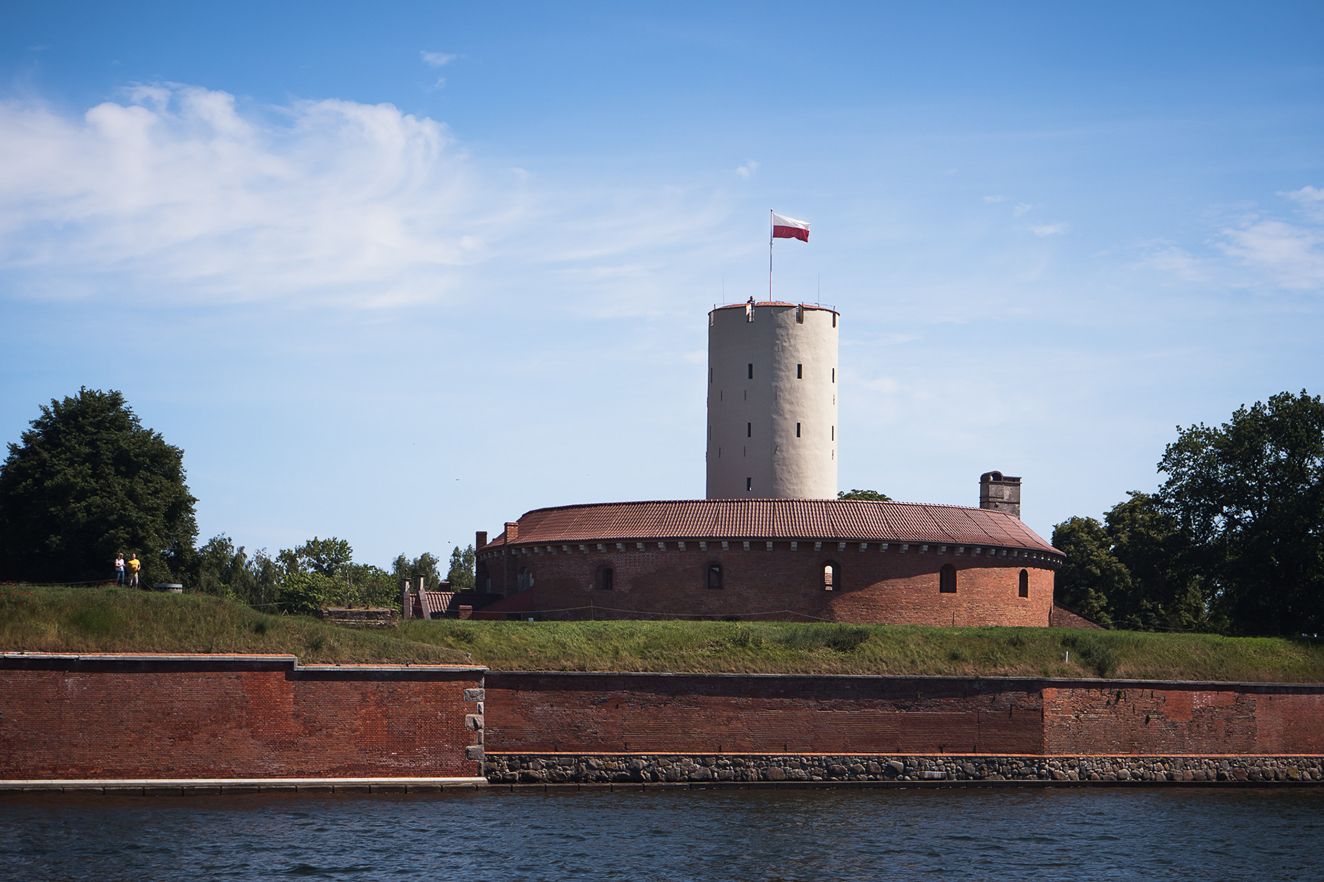 Wisłoujście Fortress. Dating back to the 14th century and has been used as a lighthouse, defensive post and prison.