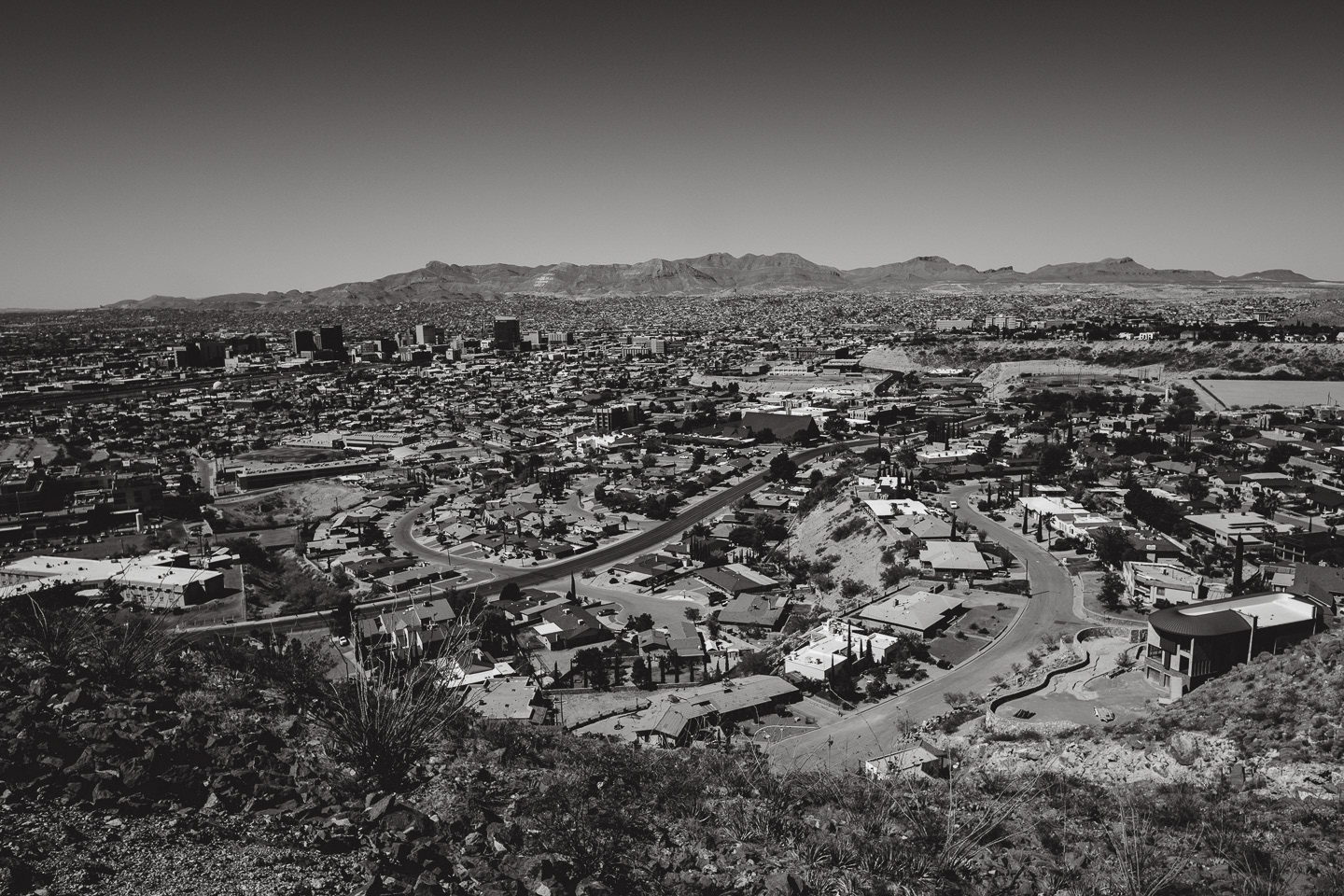 El Paso from above