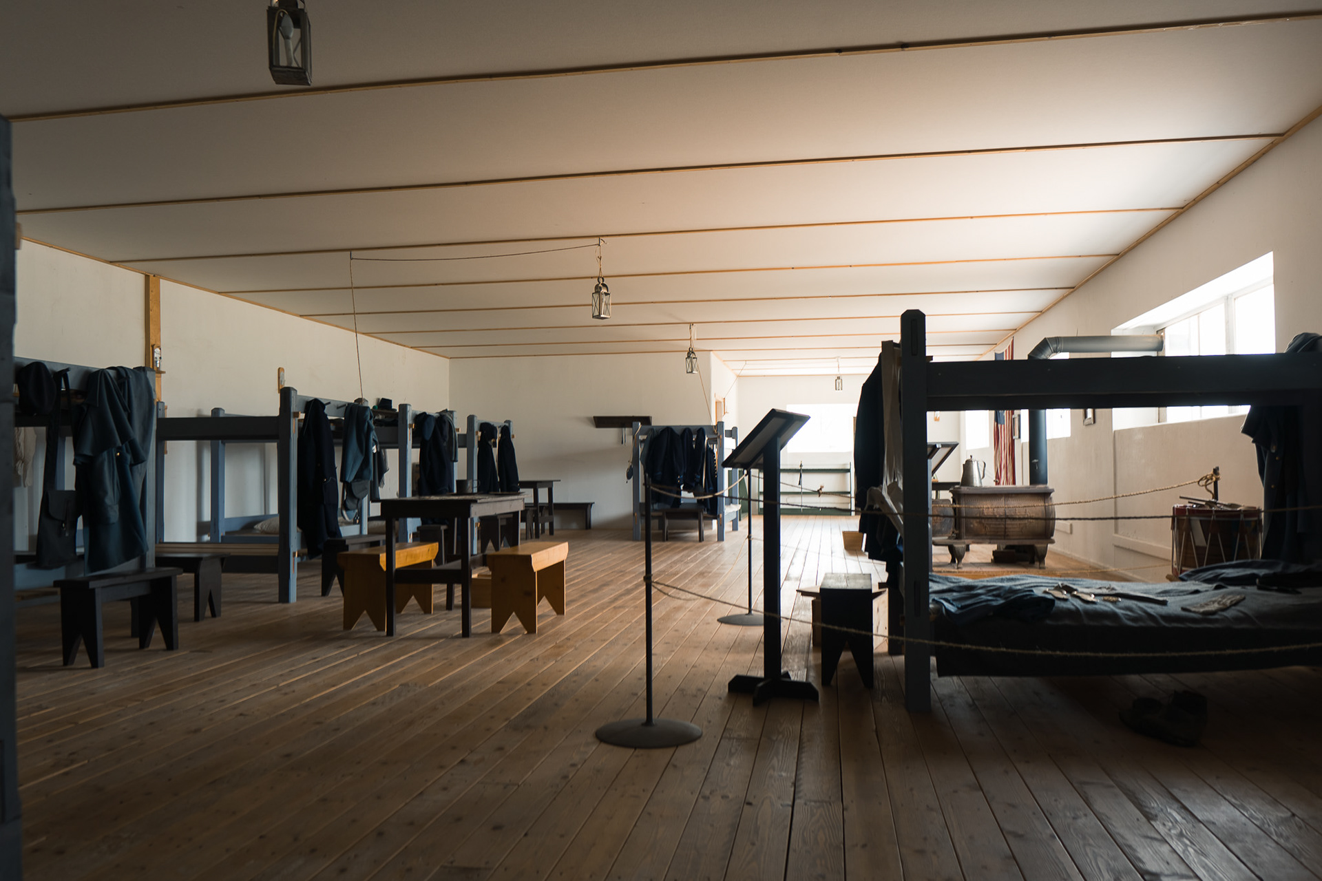 Replica of the old barracks