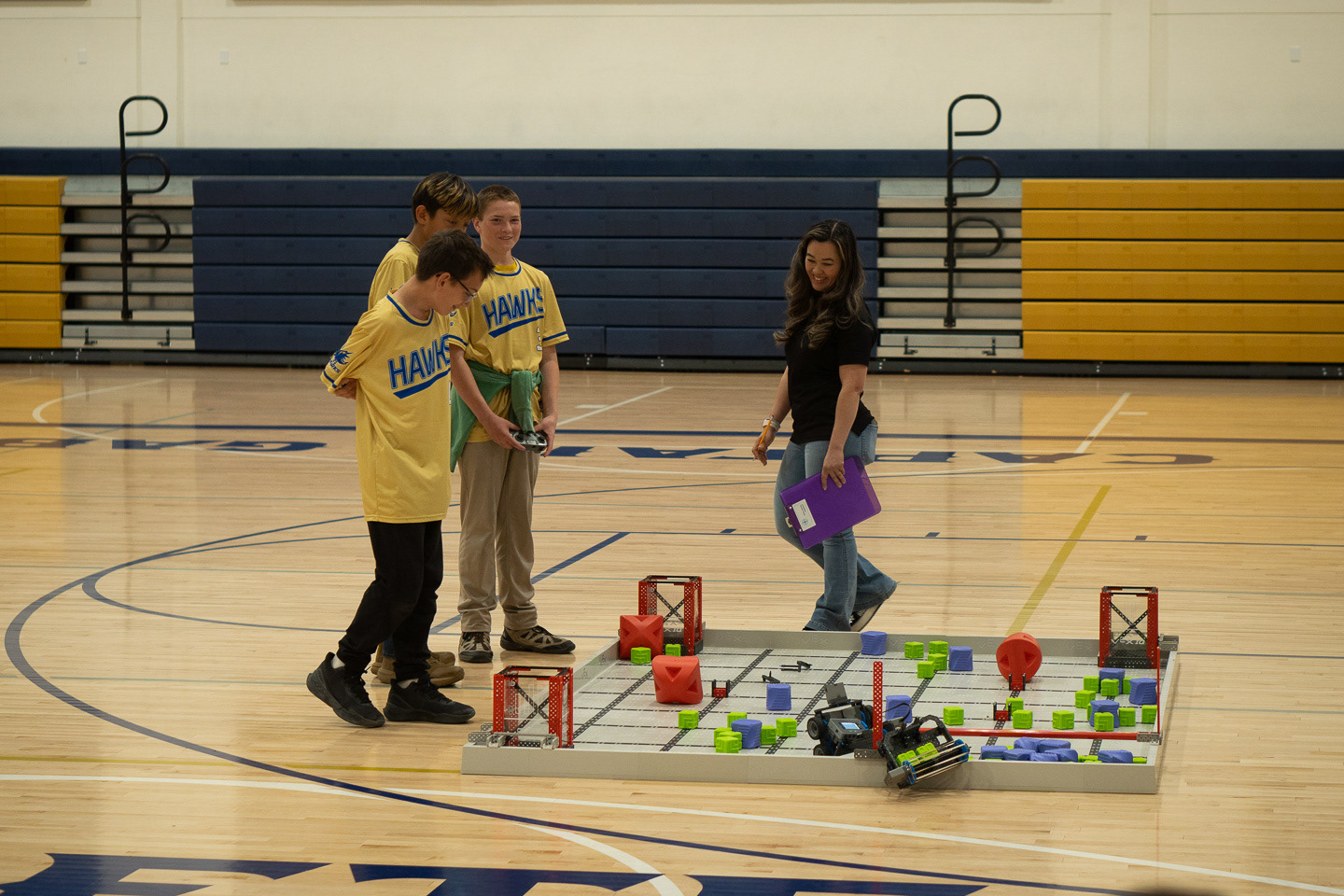 Liam's Robotics competition where his school placed first!