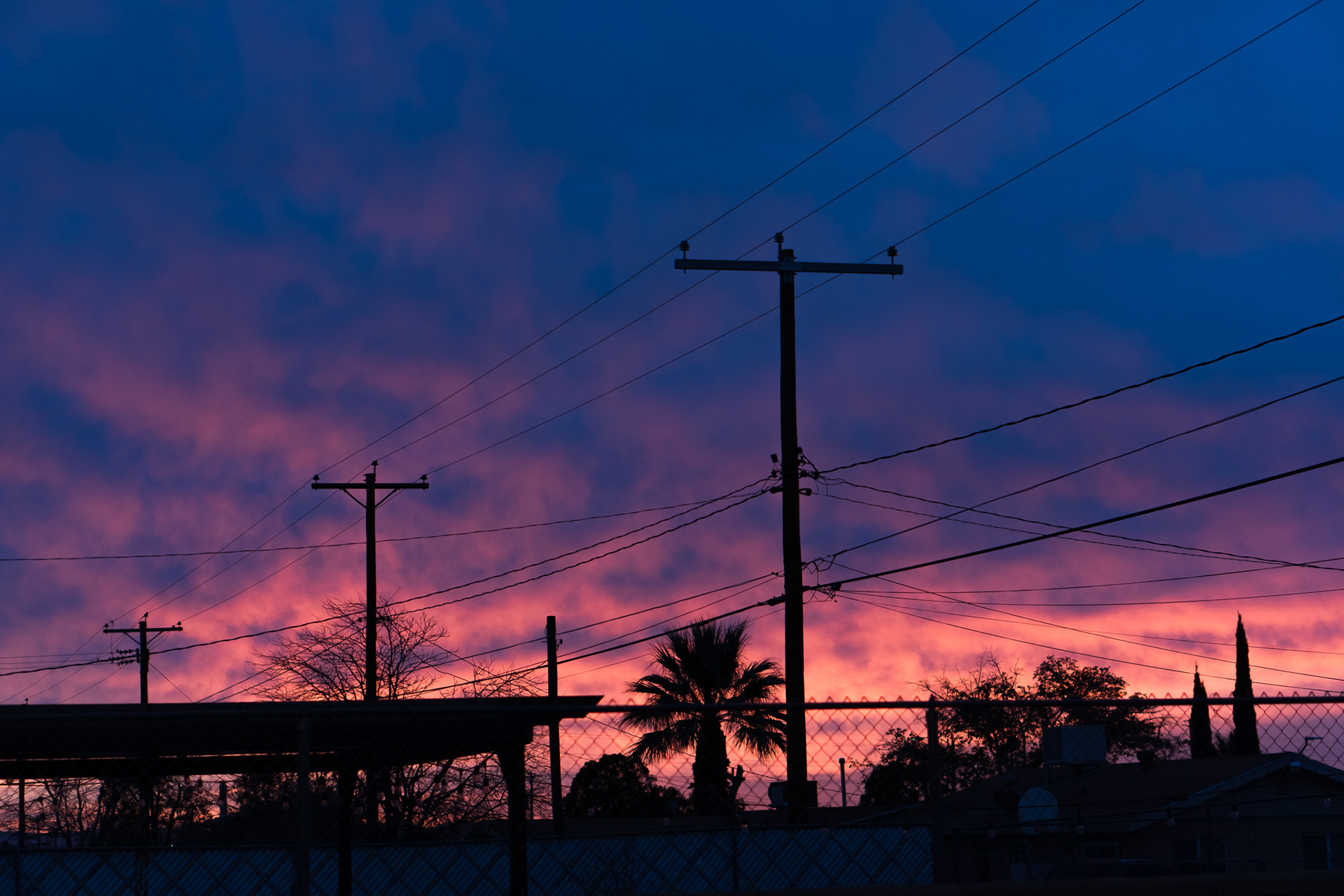 12/12 morning sunrise view from our back yard