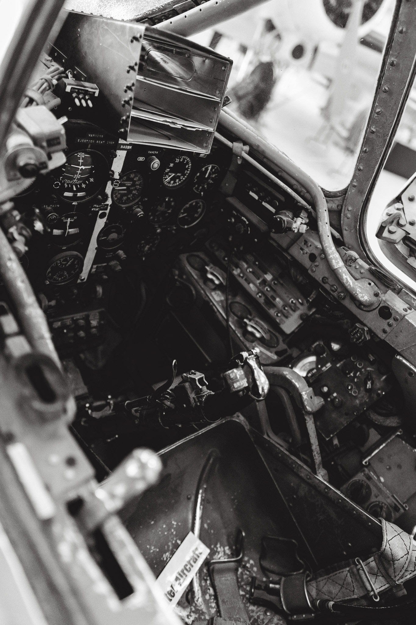 Inside the cockpit of the Midget