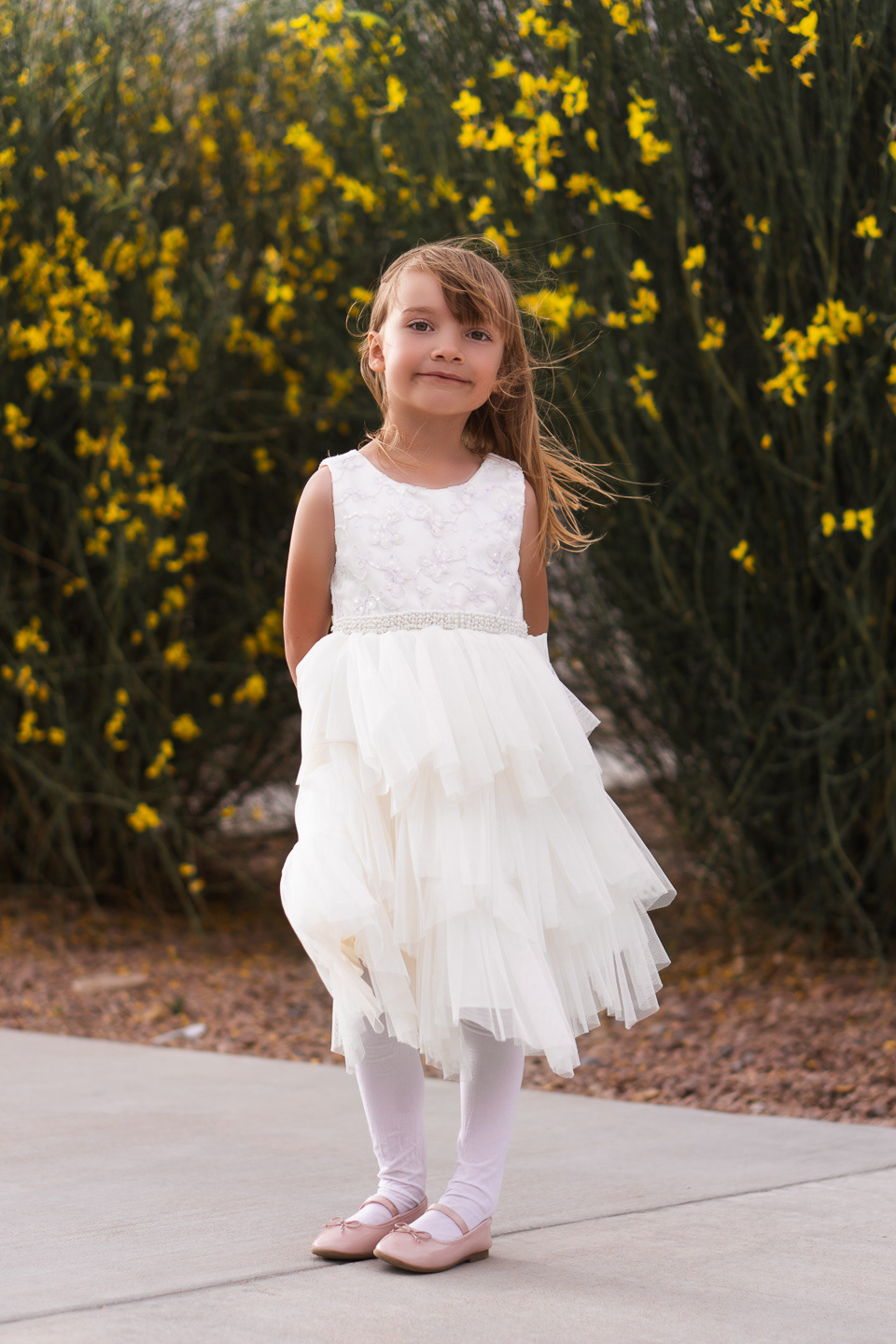 Ella, after her music concert