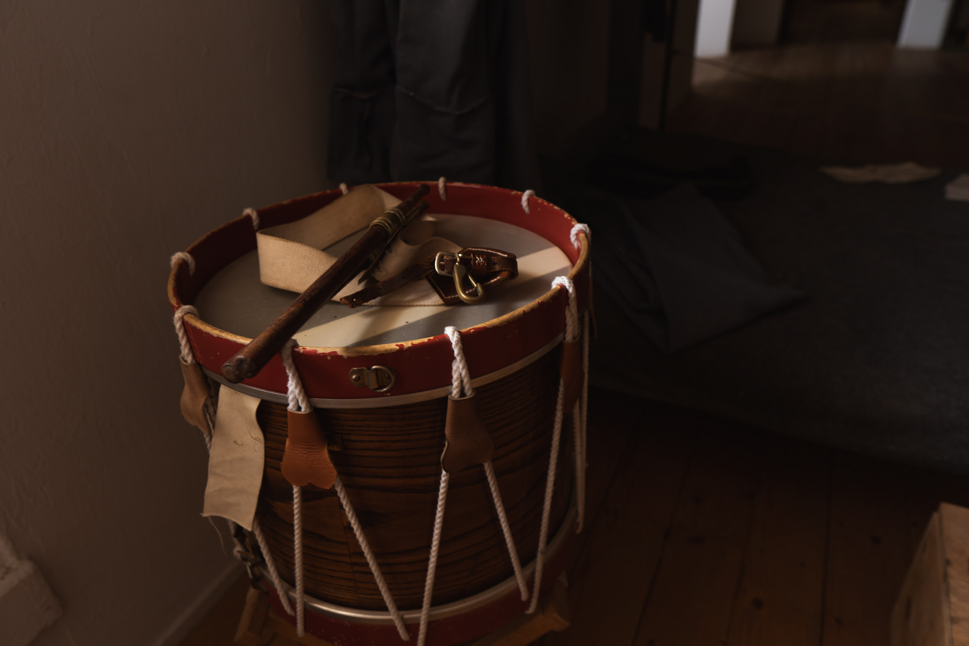 A drummer boys drum