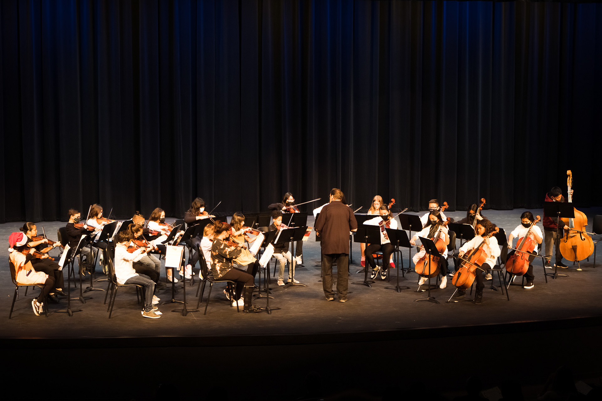 Liam's first performance- He is the third from the left.