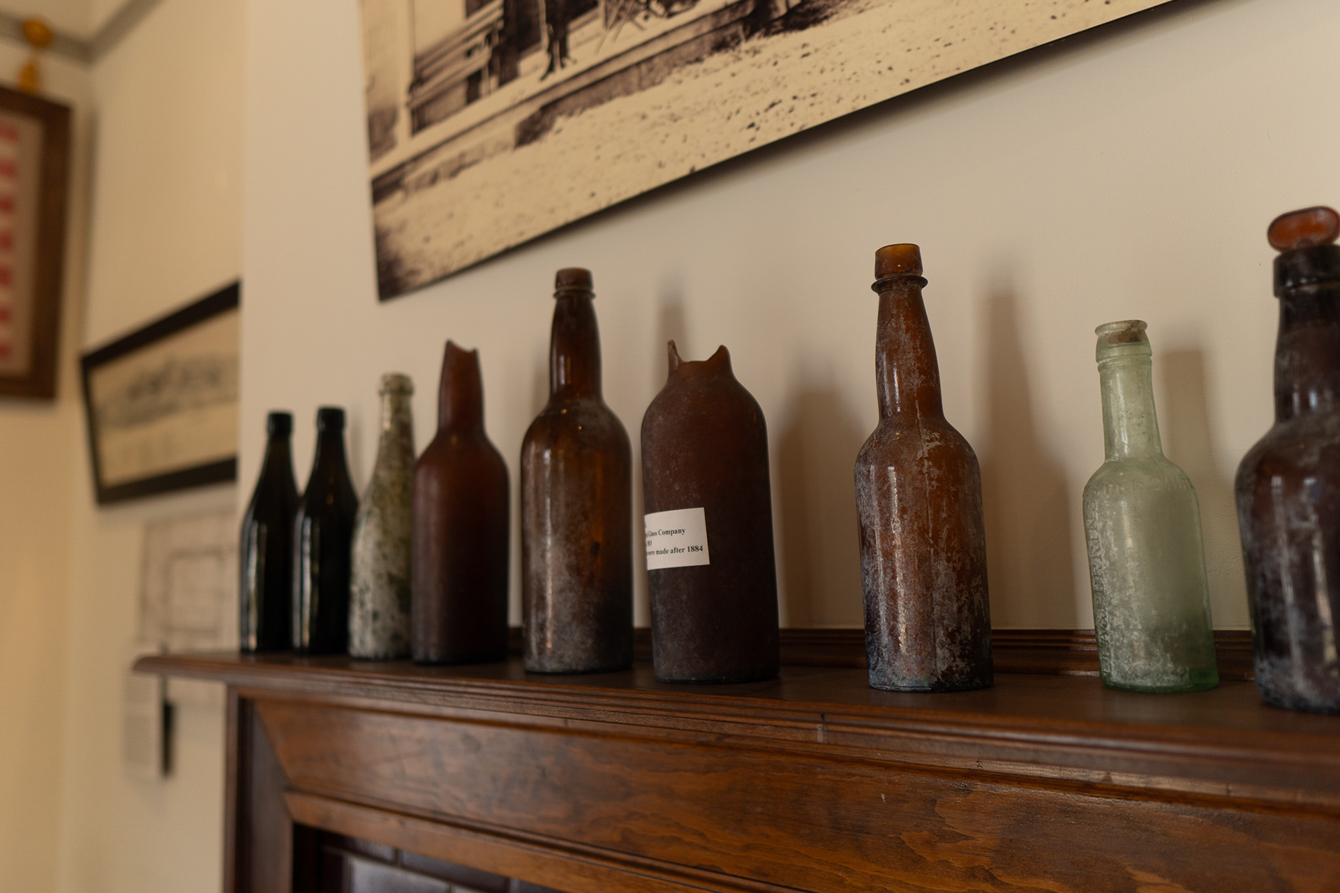 Old bottles found on the premises