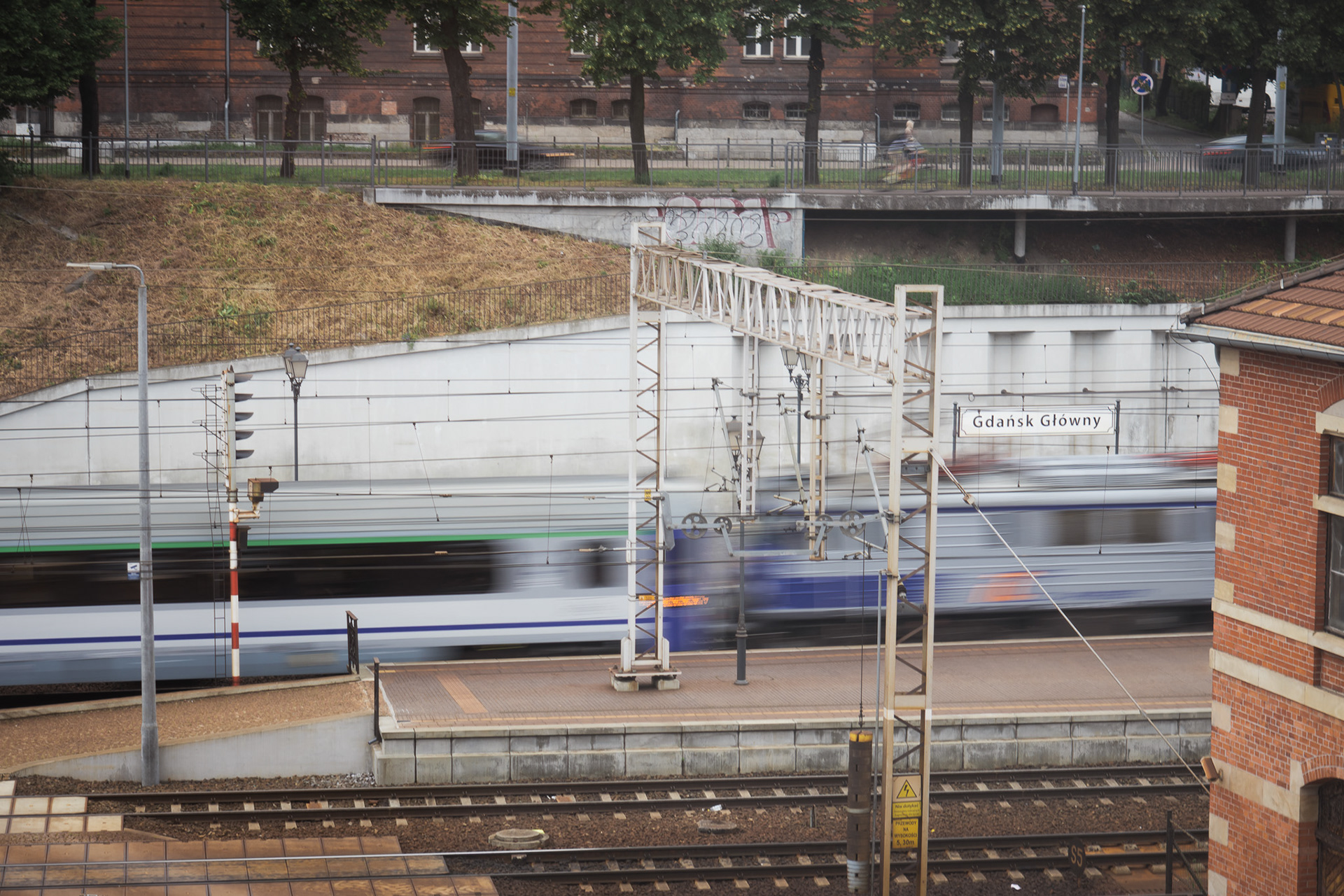 Veiws from our hotel room. Watching the trains come in and go out of the station.