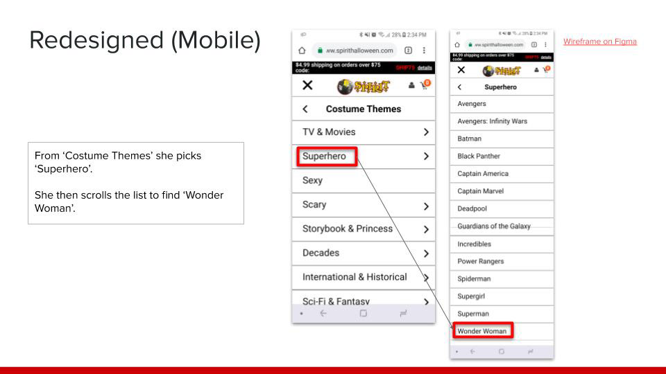 Redesigned mobile navigation for Costume Themes