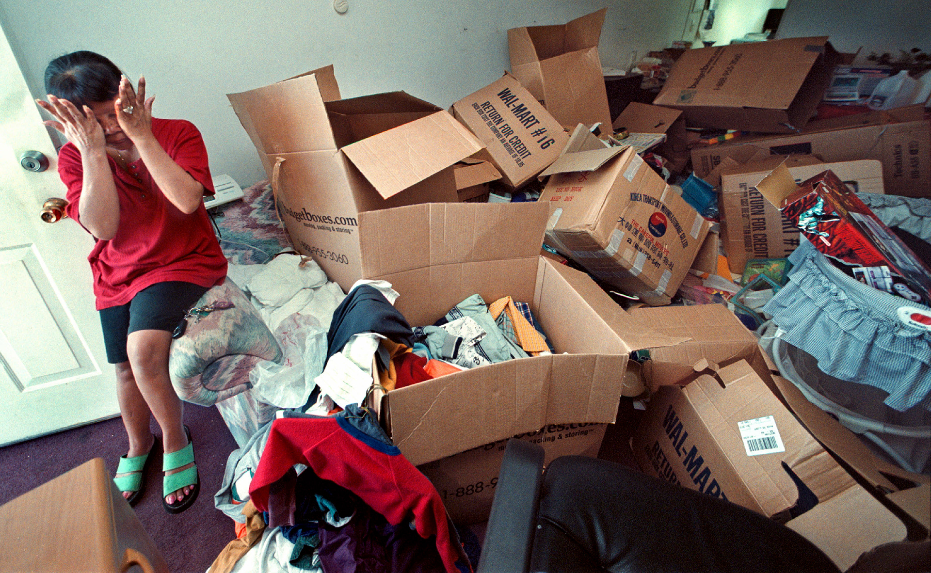 Harred’s possessions ransacked while stepping away from apartment.