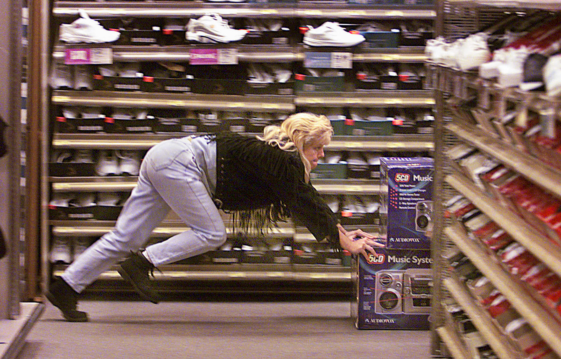 Mad dash to the register.