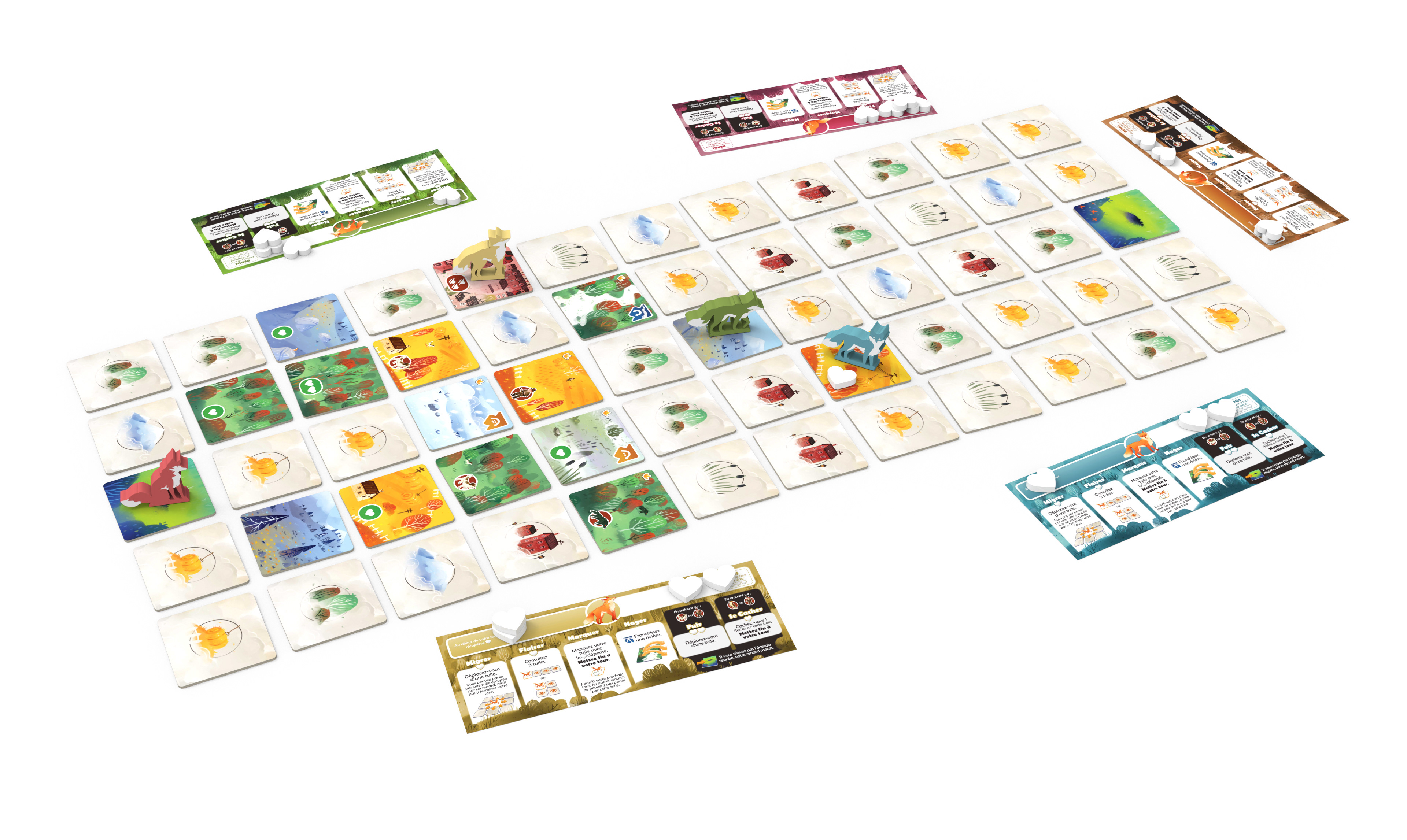 Tiles - Ma vie de Renard - Board game - BETULA