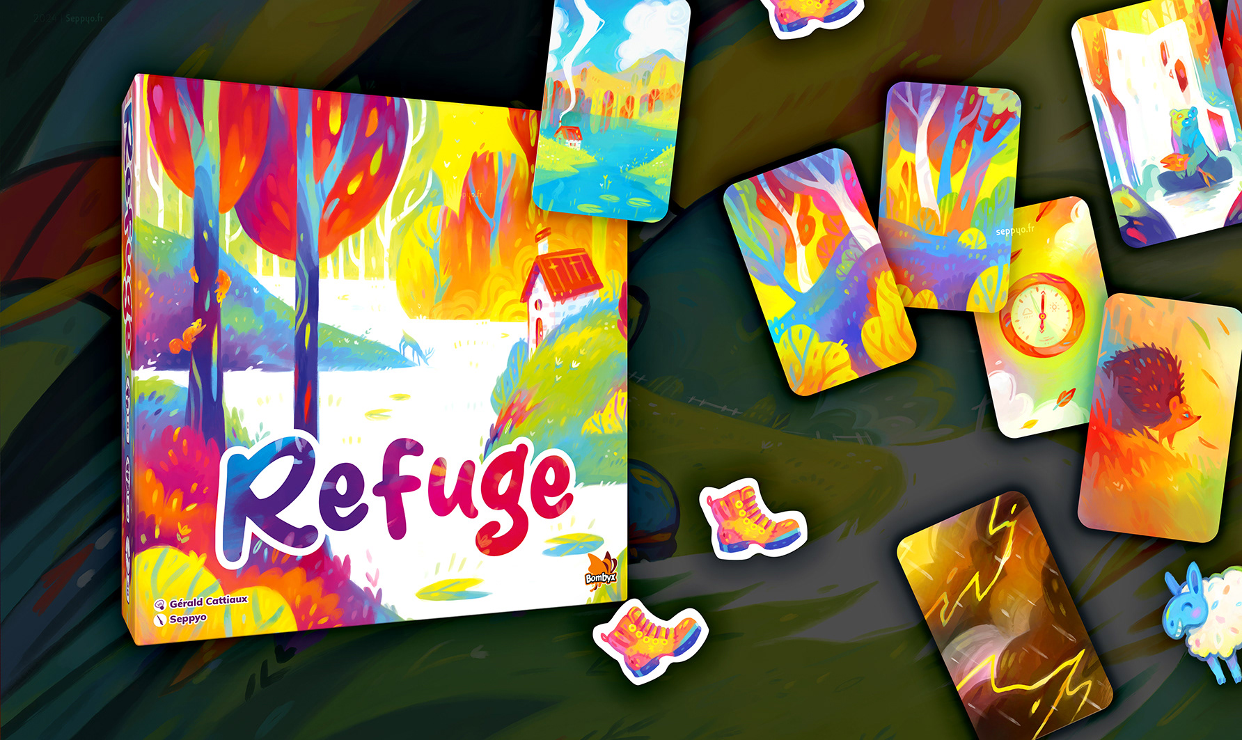 Board Game - Refuge - BOMBYX