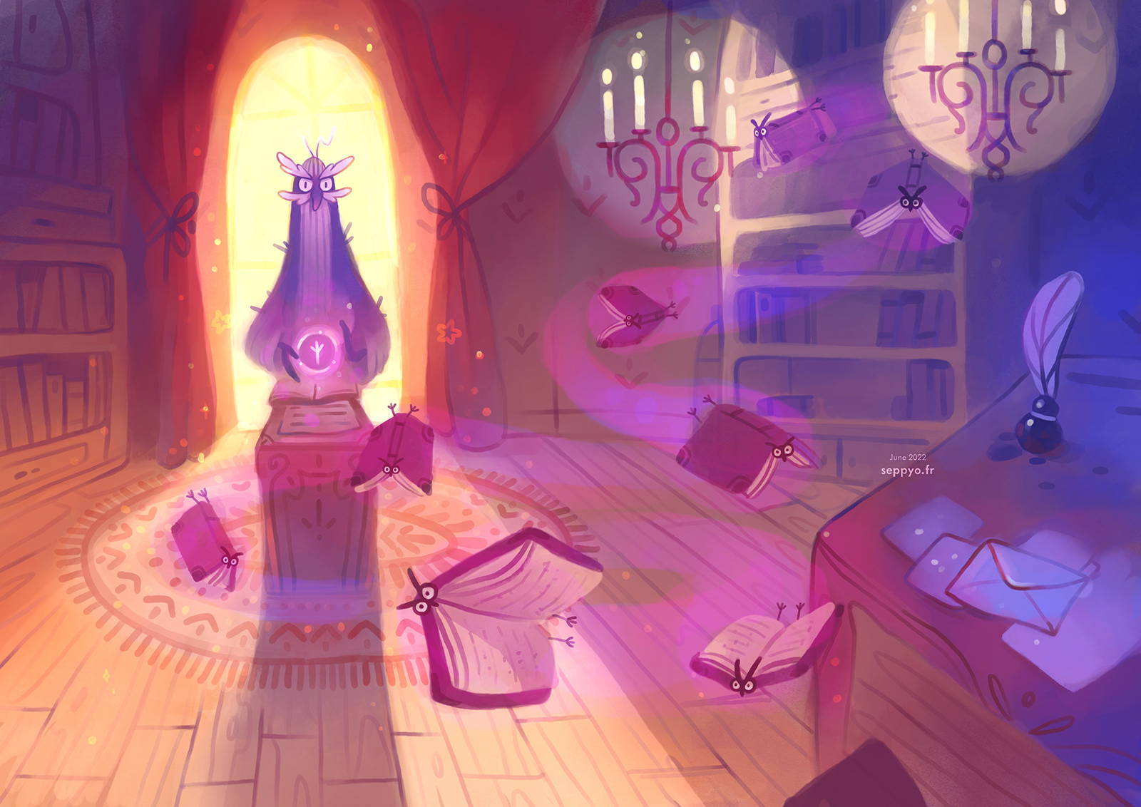 Full Page - La bibliothèque Infinie - BOOk Game - Ma Première aventure - GAMEFLOW