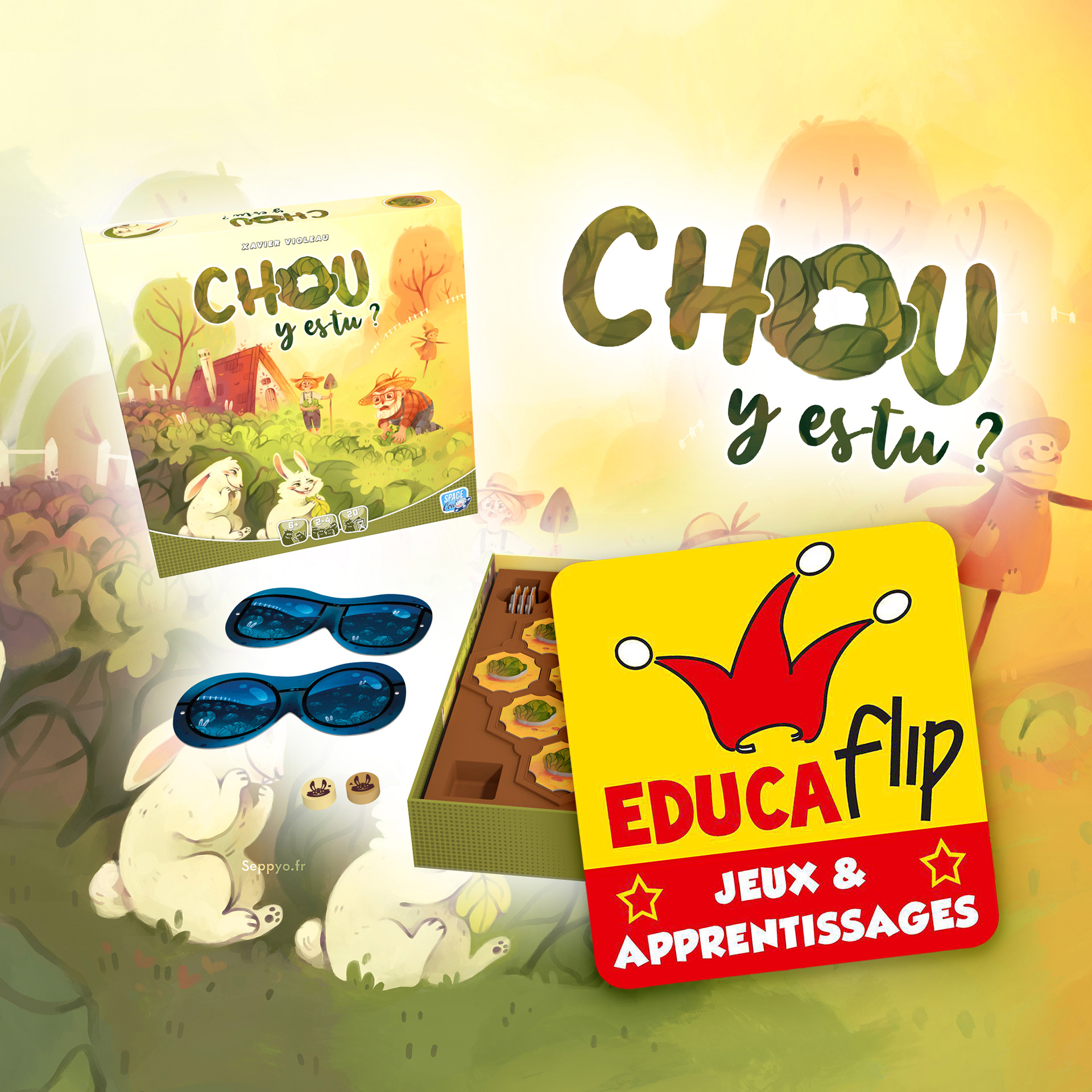 Chou y es-tu? - Board game - SPACECOW