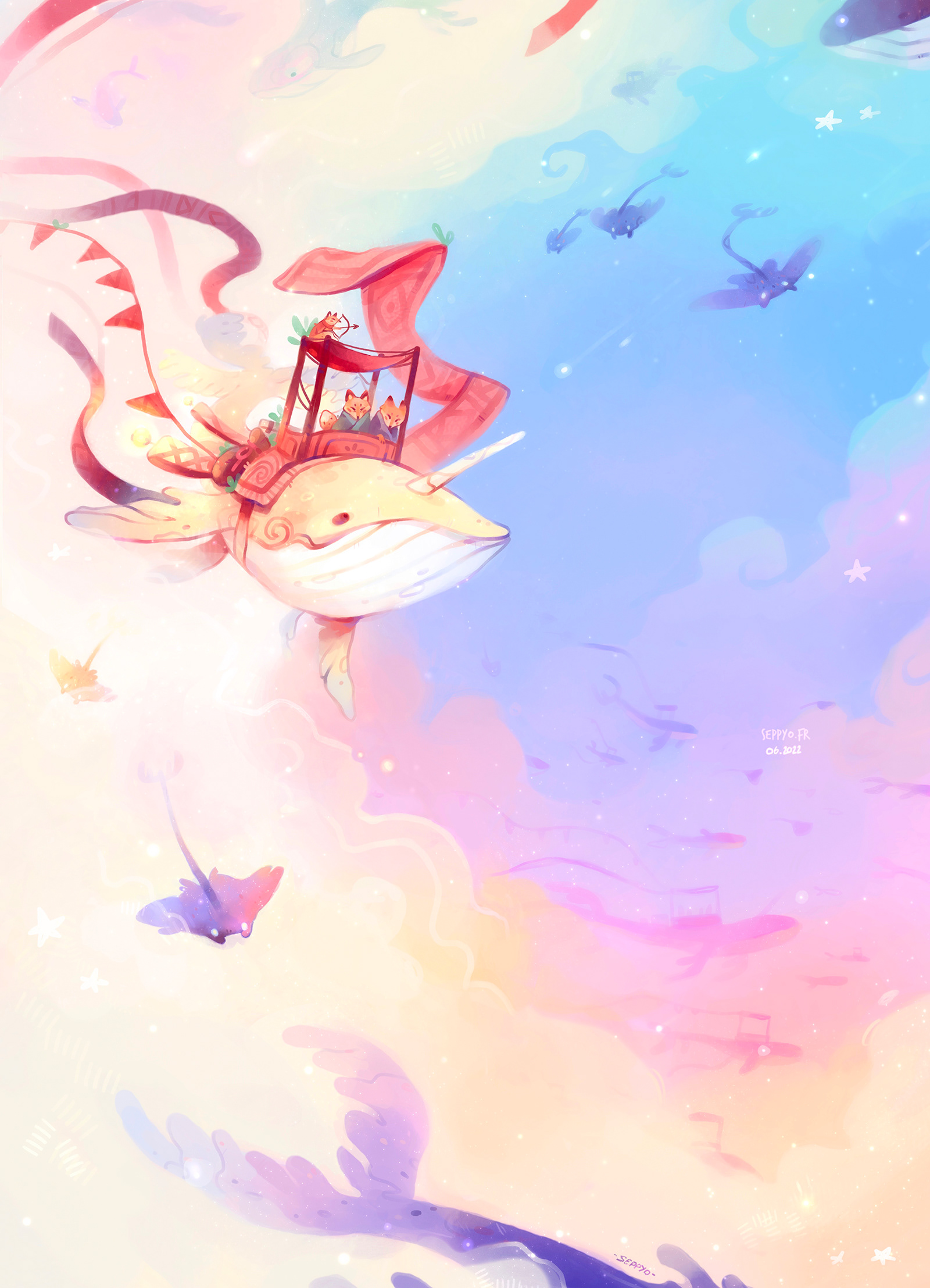 The journey of a fox village