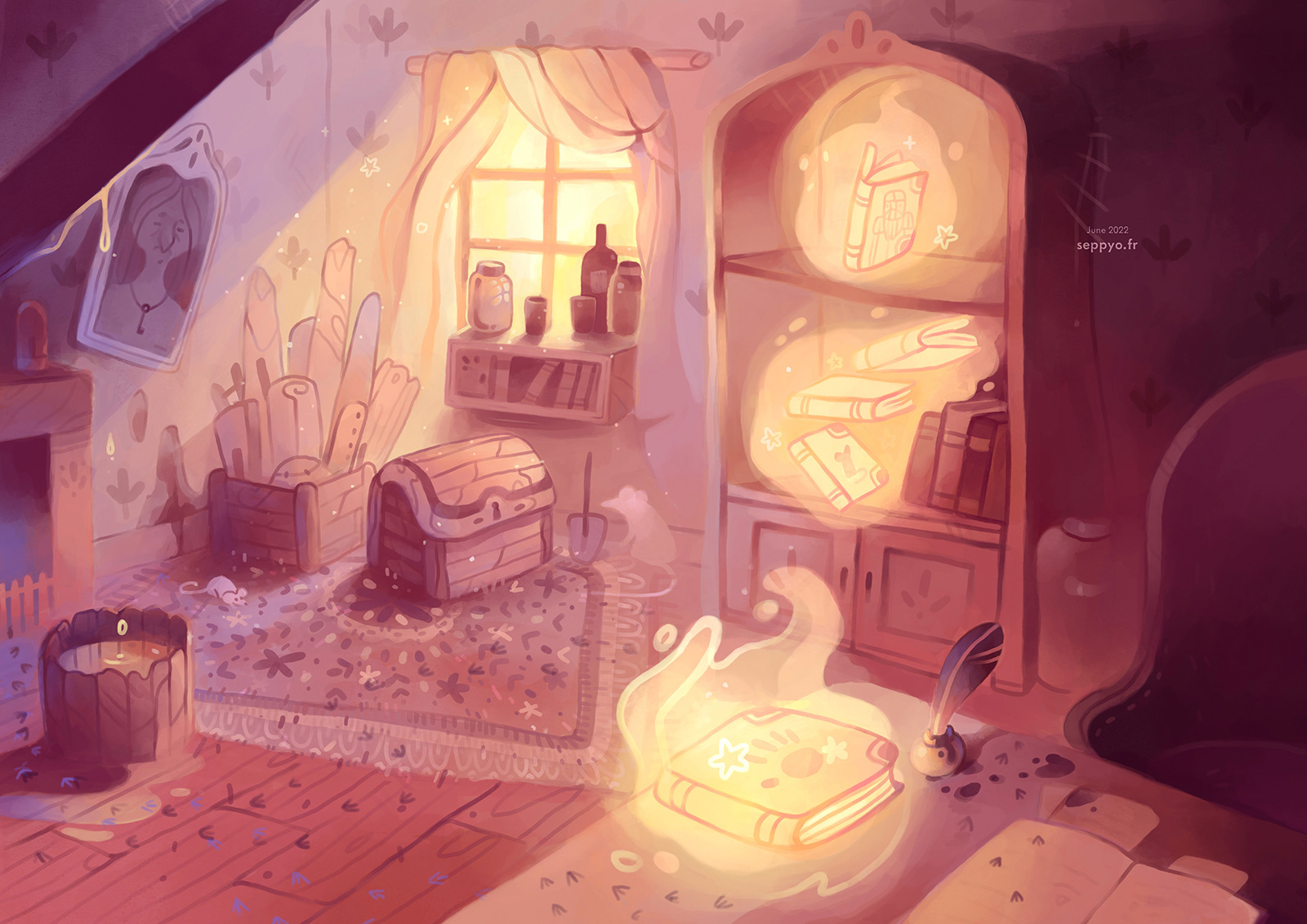Full Page - La bibliothèque Infinie - BOOk Game - Ma Première aventure - GAMEFLOW