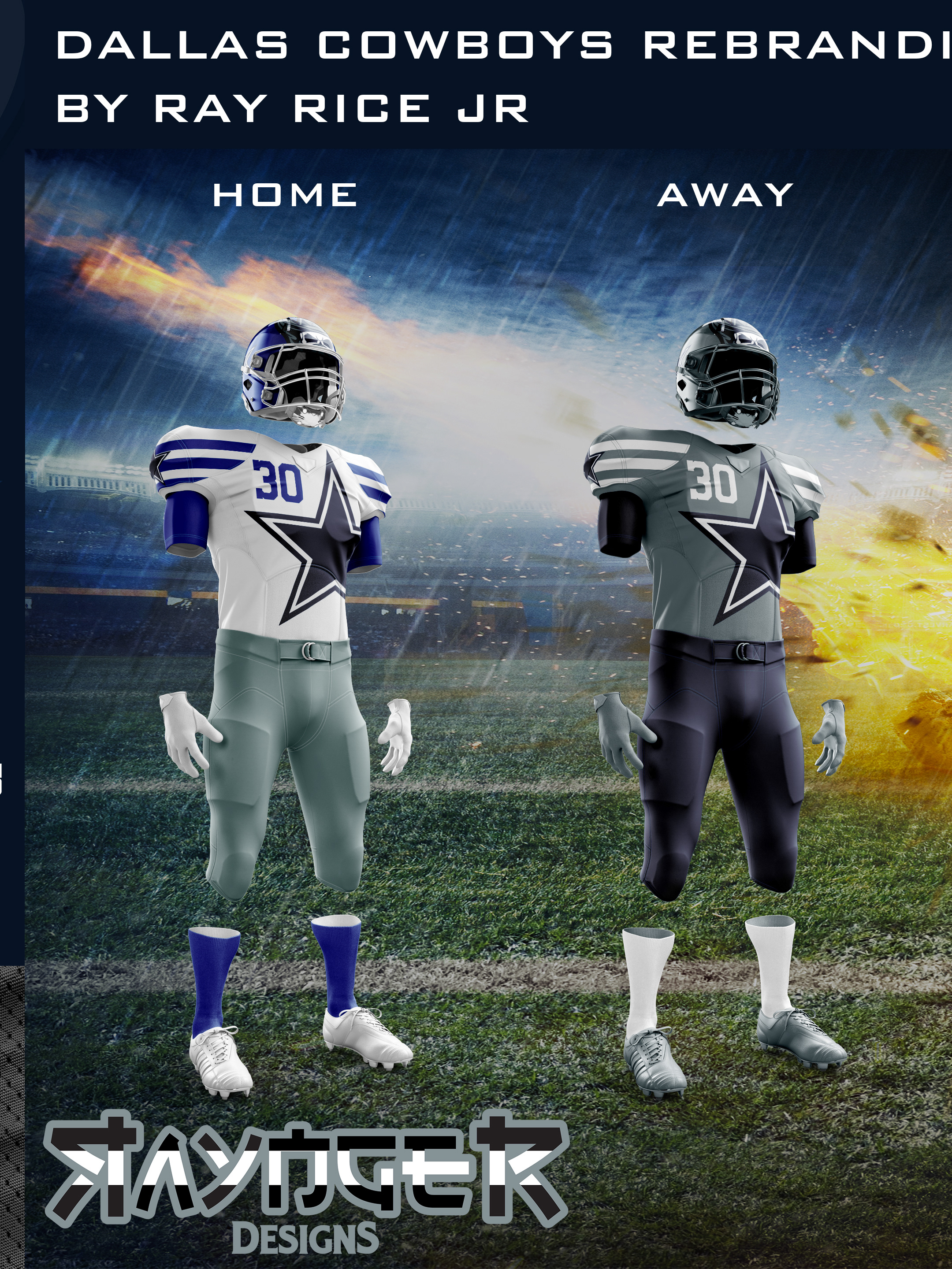 Ray Rice - Cowboys Rebrand Concept