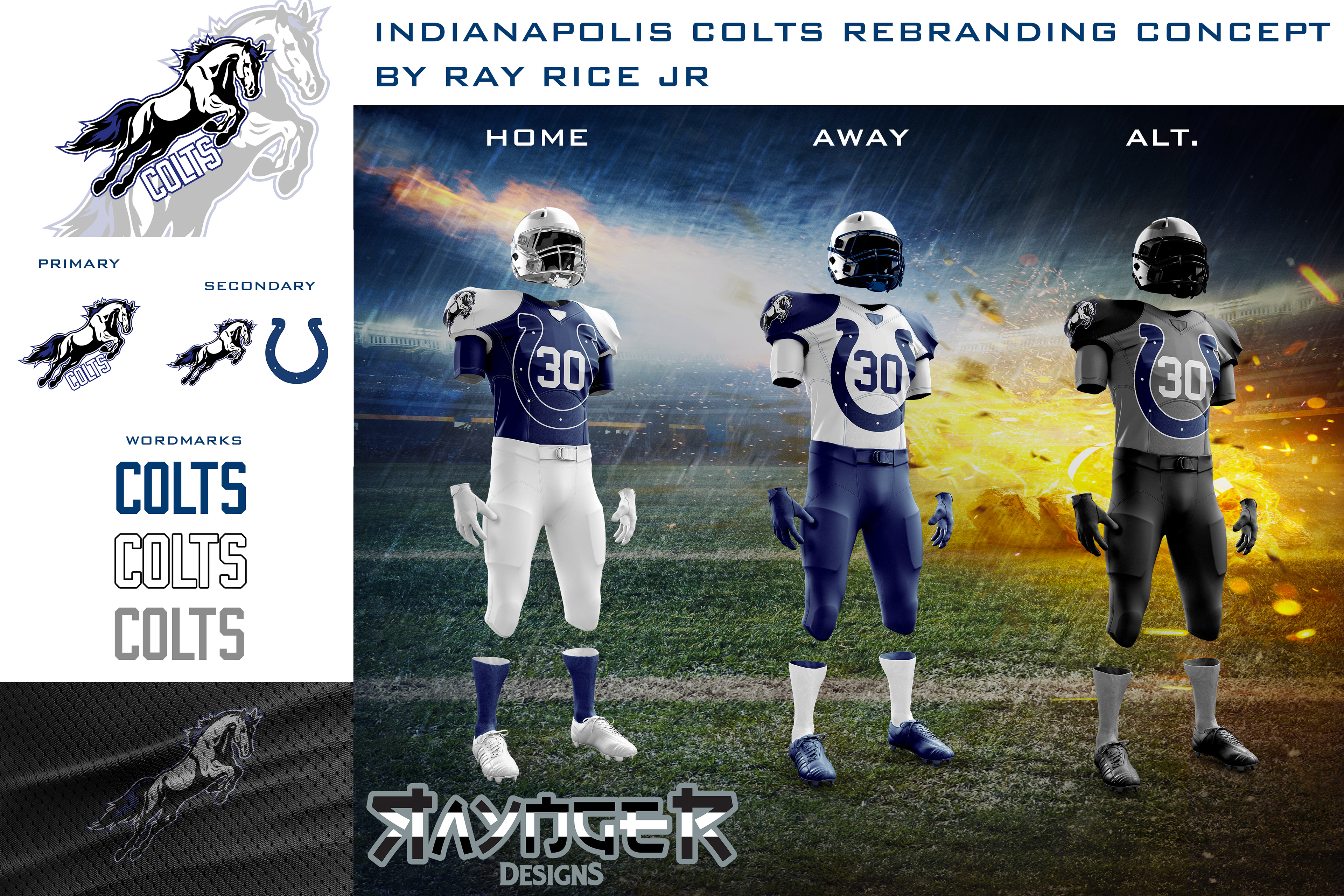 Indianapolis Colts Logo Redesign Concept 