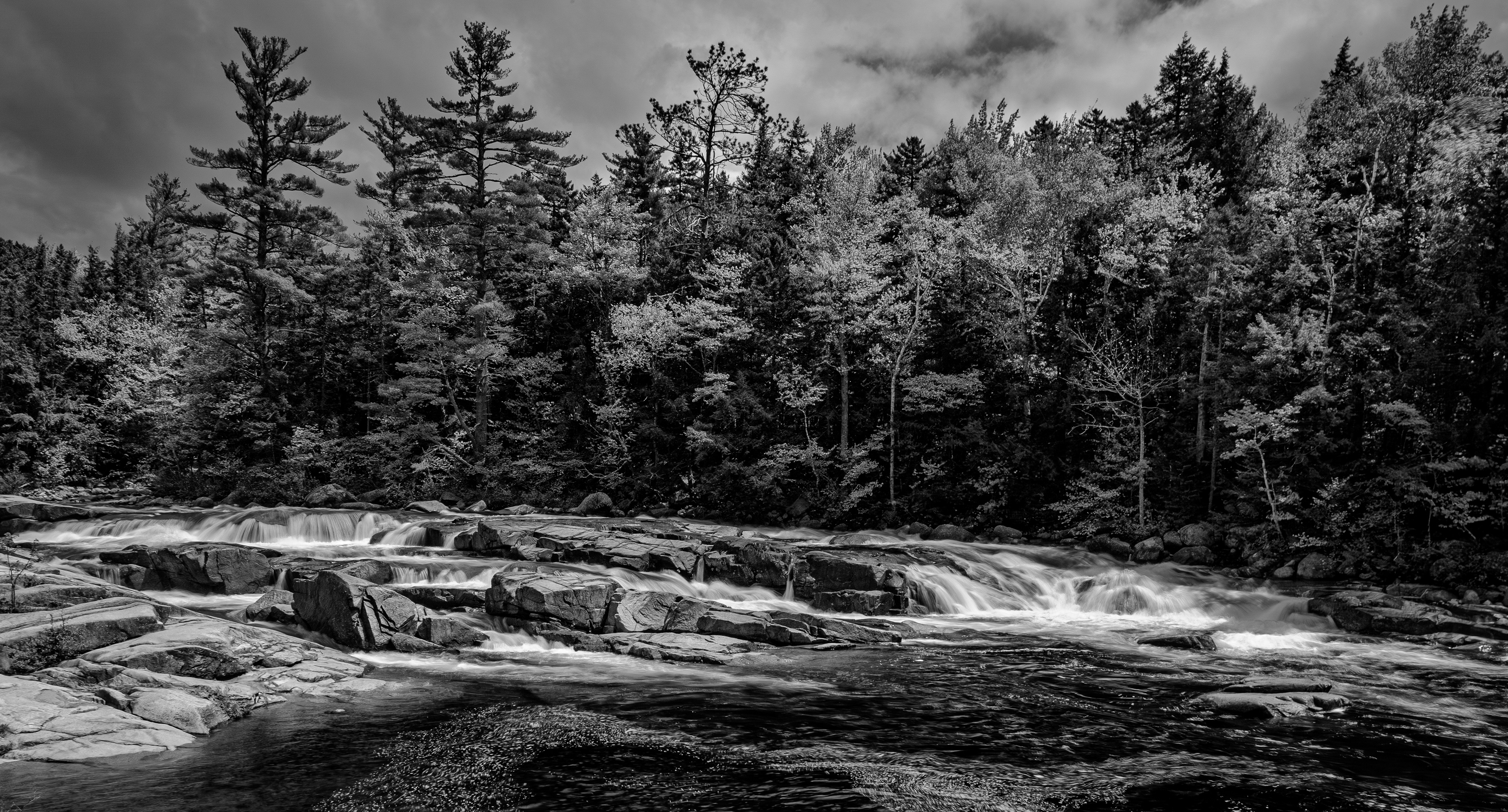 Lower Falls off Kancamagus Highway - May 25, 2025