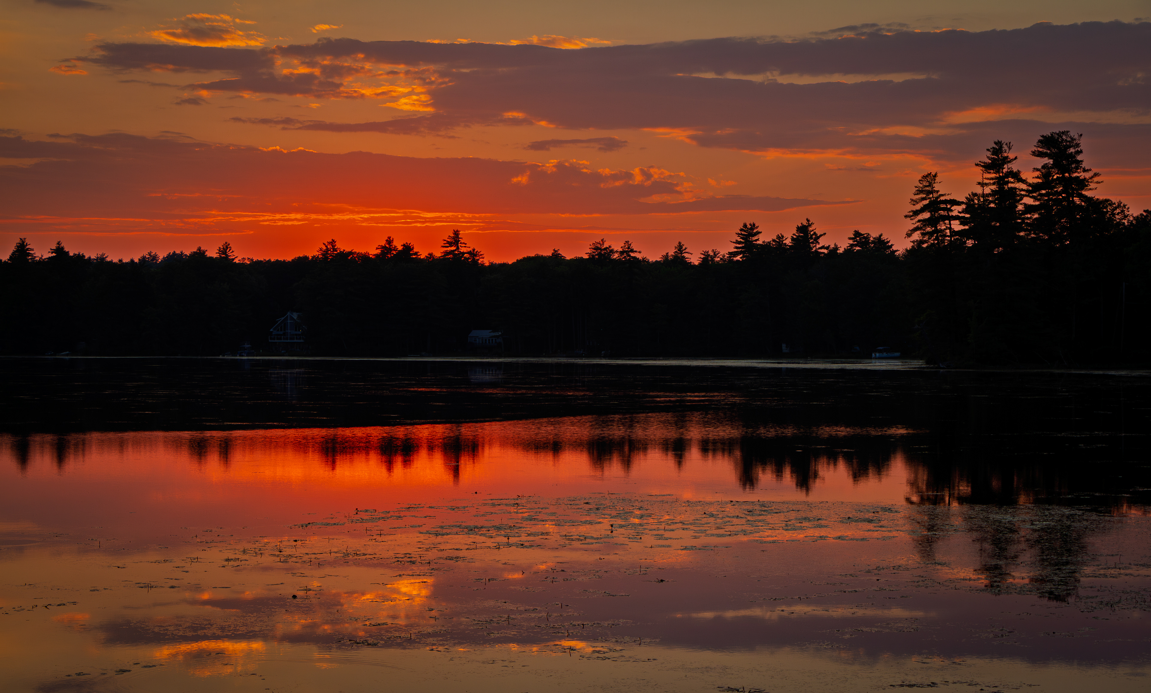 Shellcamp Pond Sunset No7 - July 6, 2025