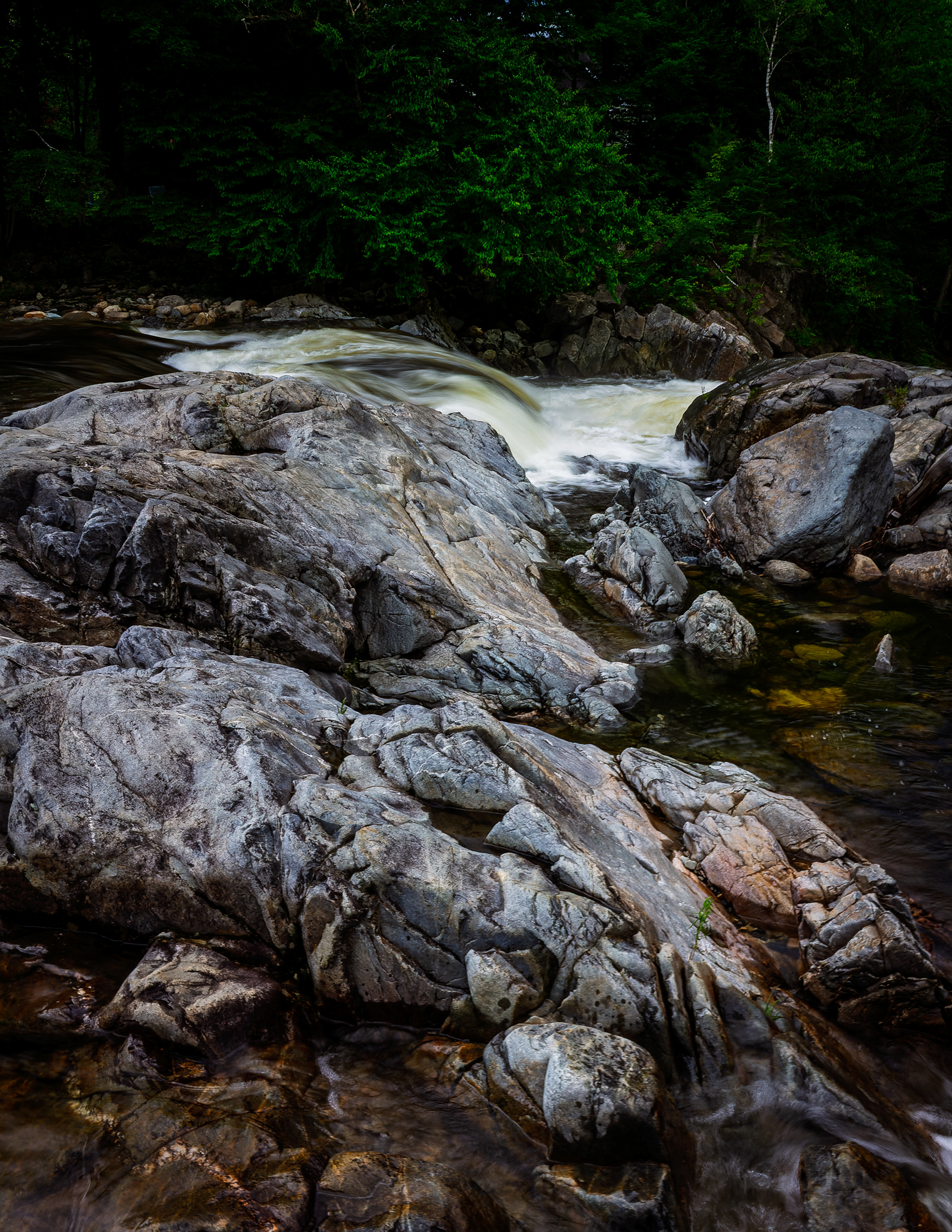Falls at Swiftwater Covered Bridge No2