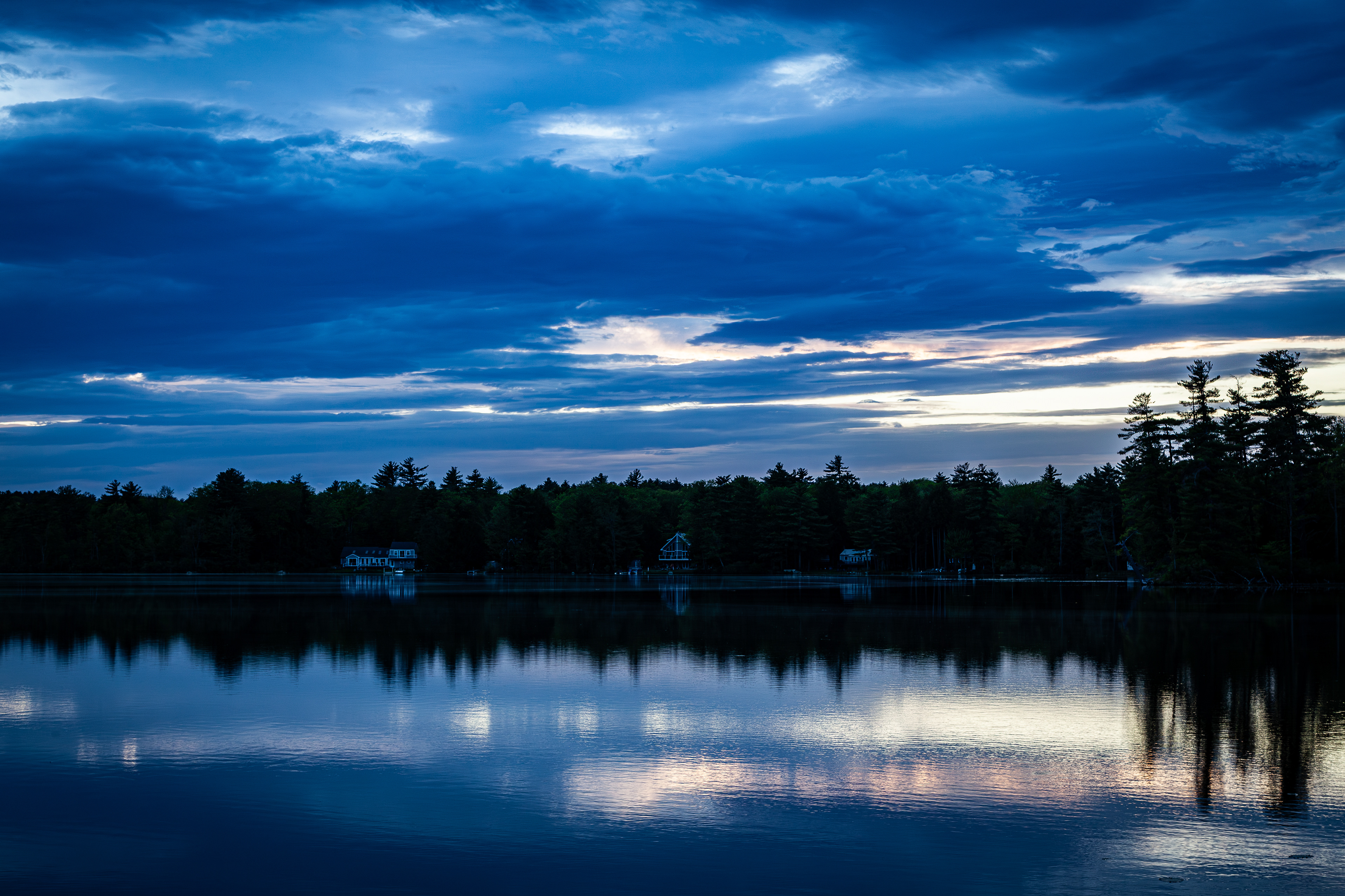 Blue Hour at Shellcamp Pond No1