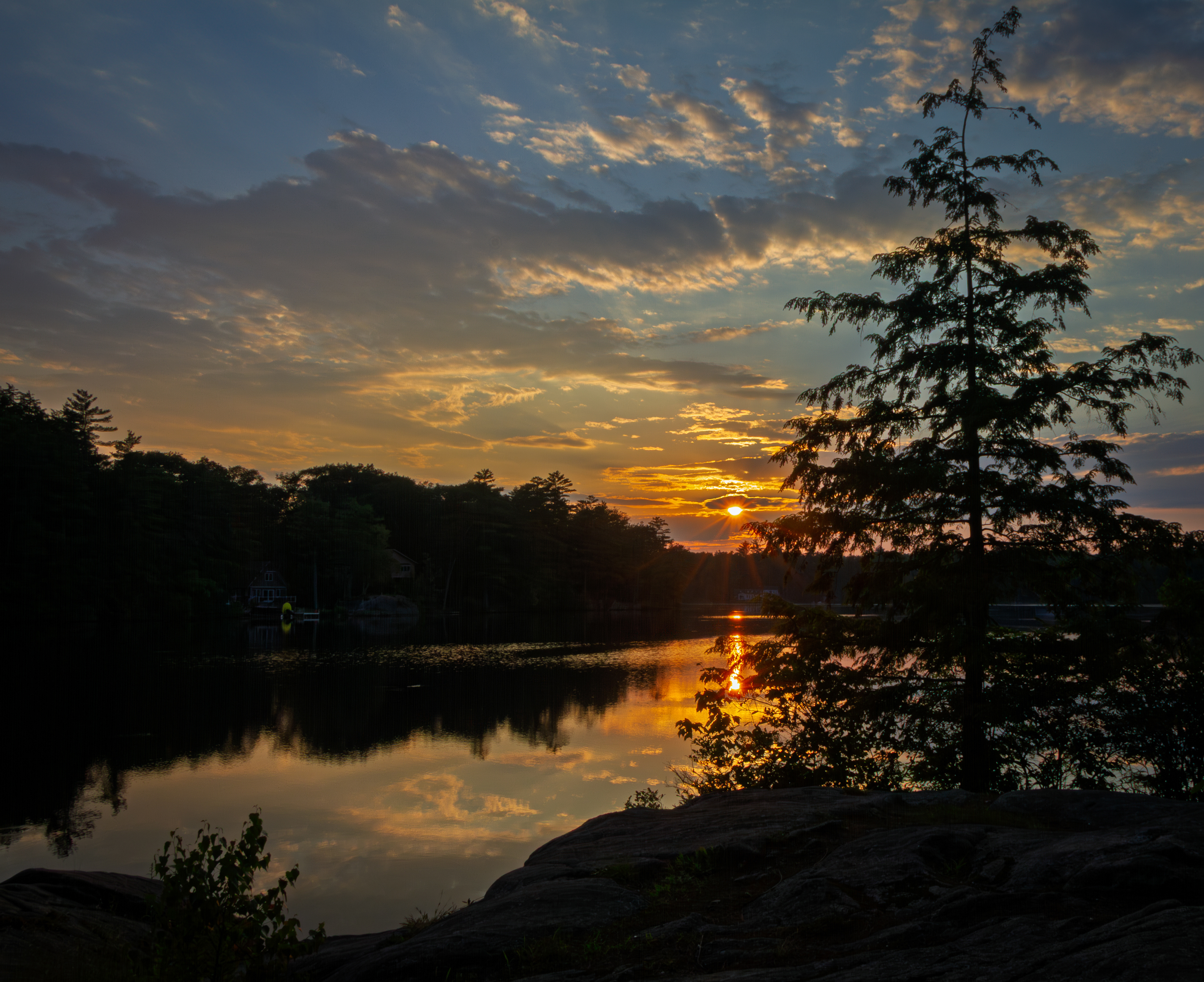 Shellcamp Pond Sunset No2 - July 6, 2025