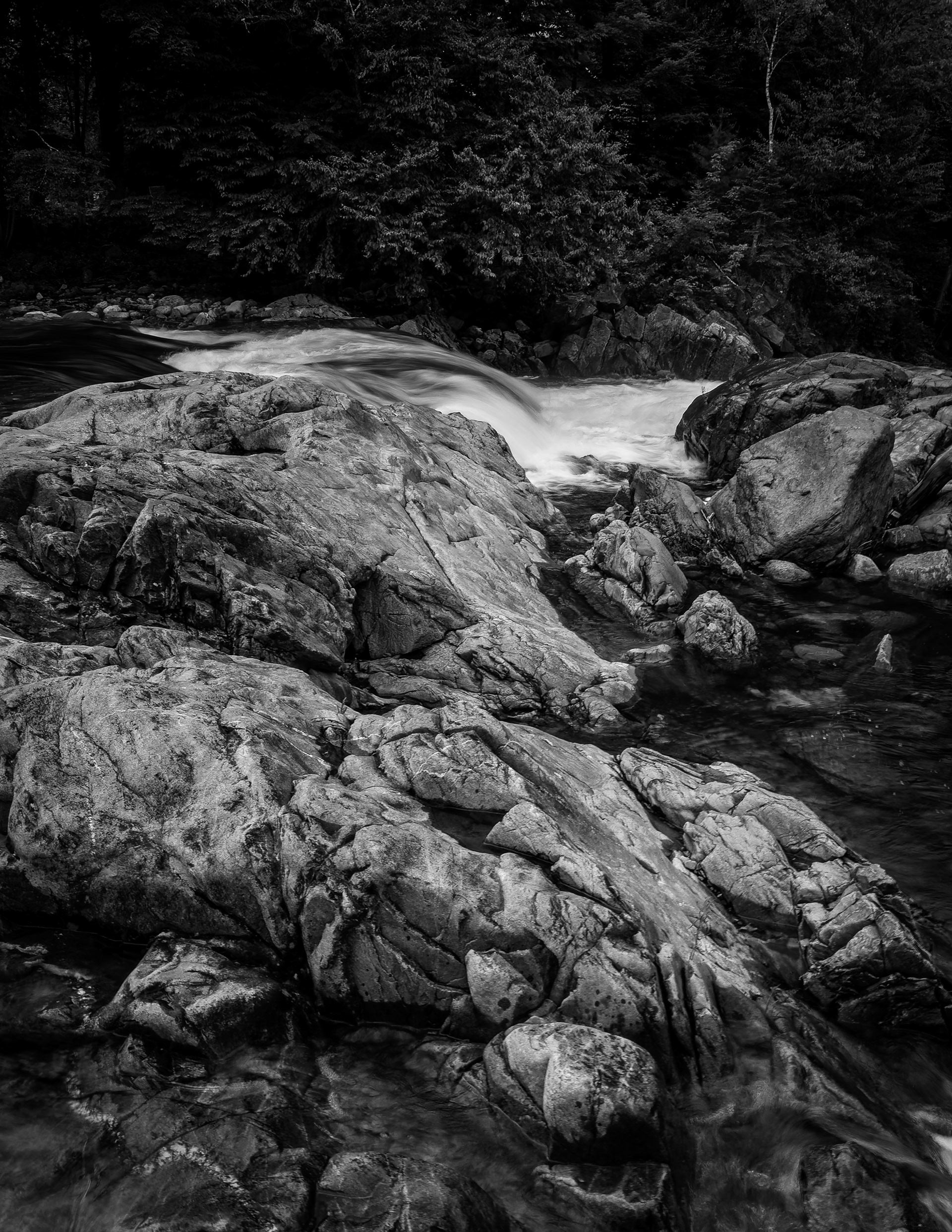 Falls at Swiftwater Covered Bridge No1