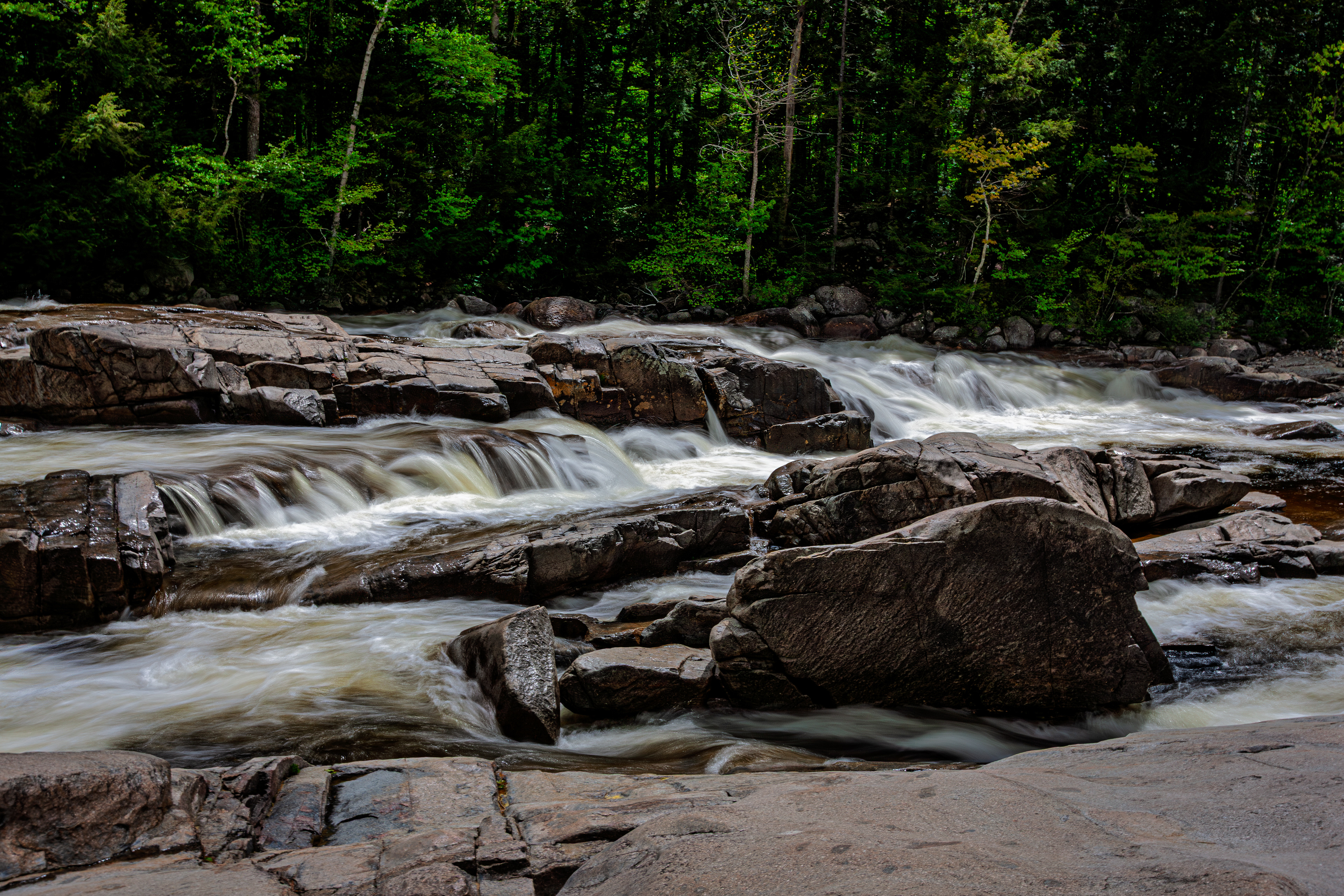 Lower Falls off Kancamagus Highway - May 25, 2025